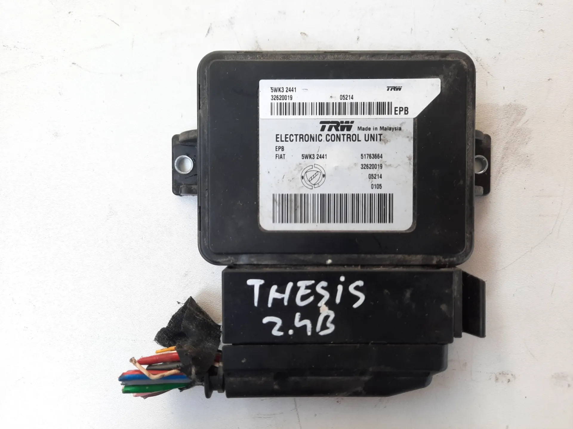 Centralina freno a mano Lancia Thesis 2.4 B del 2003 CODICE RICAMBIO : 51763664