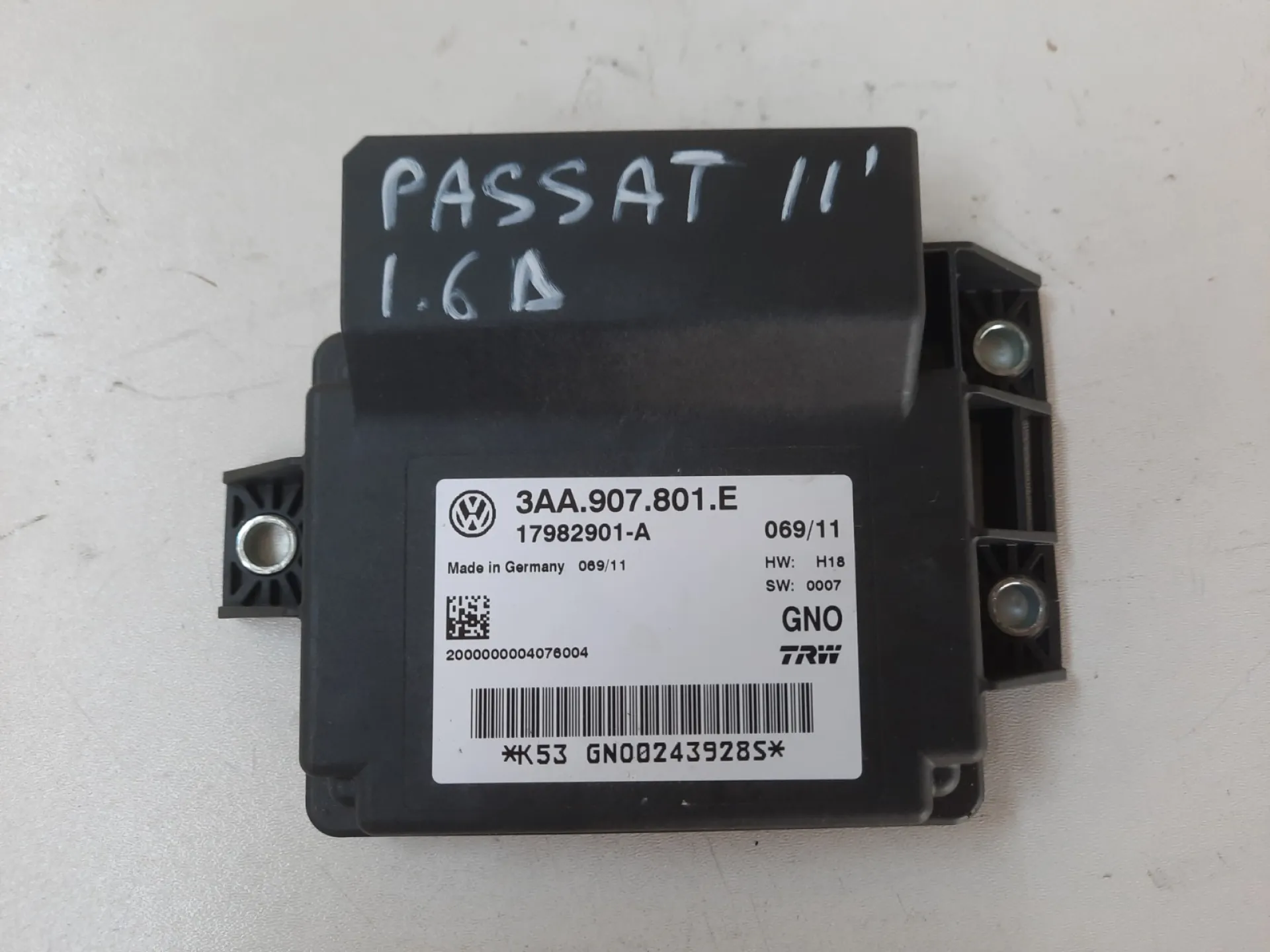 Centralina Freno VW Passat 1.6 Tdi 2011 SW