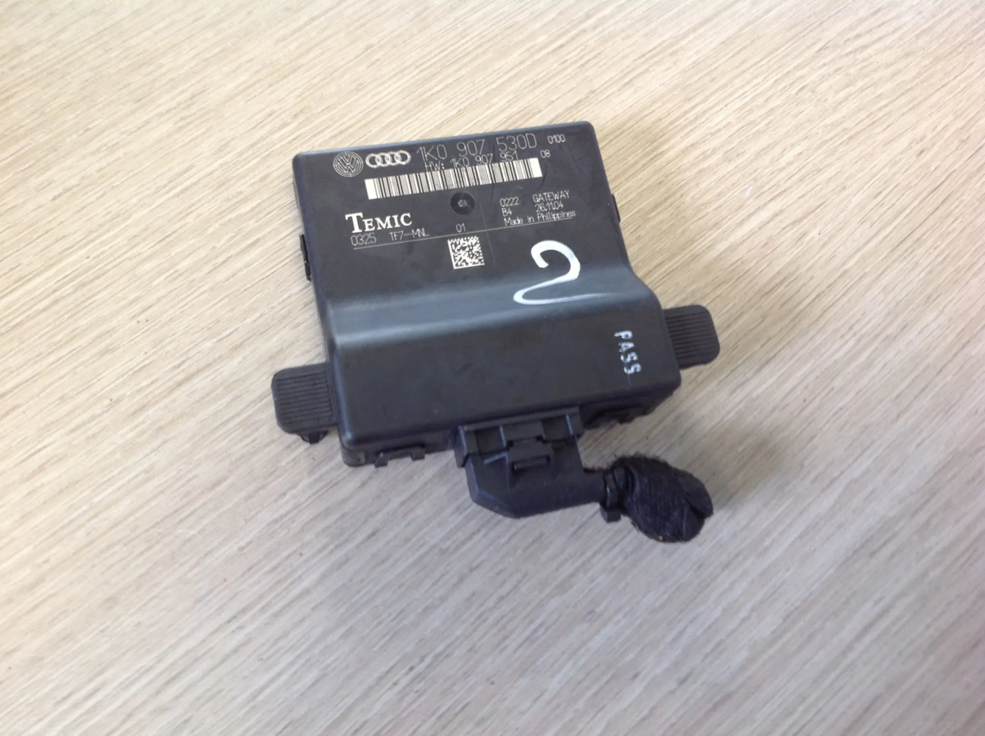 CENTRALINA GATEWAY con codice 1K0907530D da AUDI A3 Sportback Serie (8PA) (04>08) Benzina