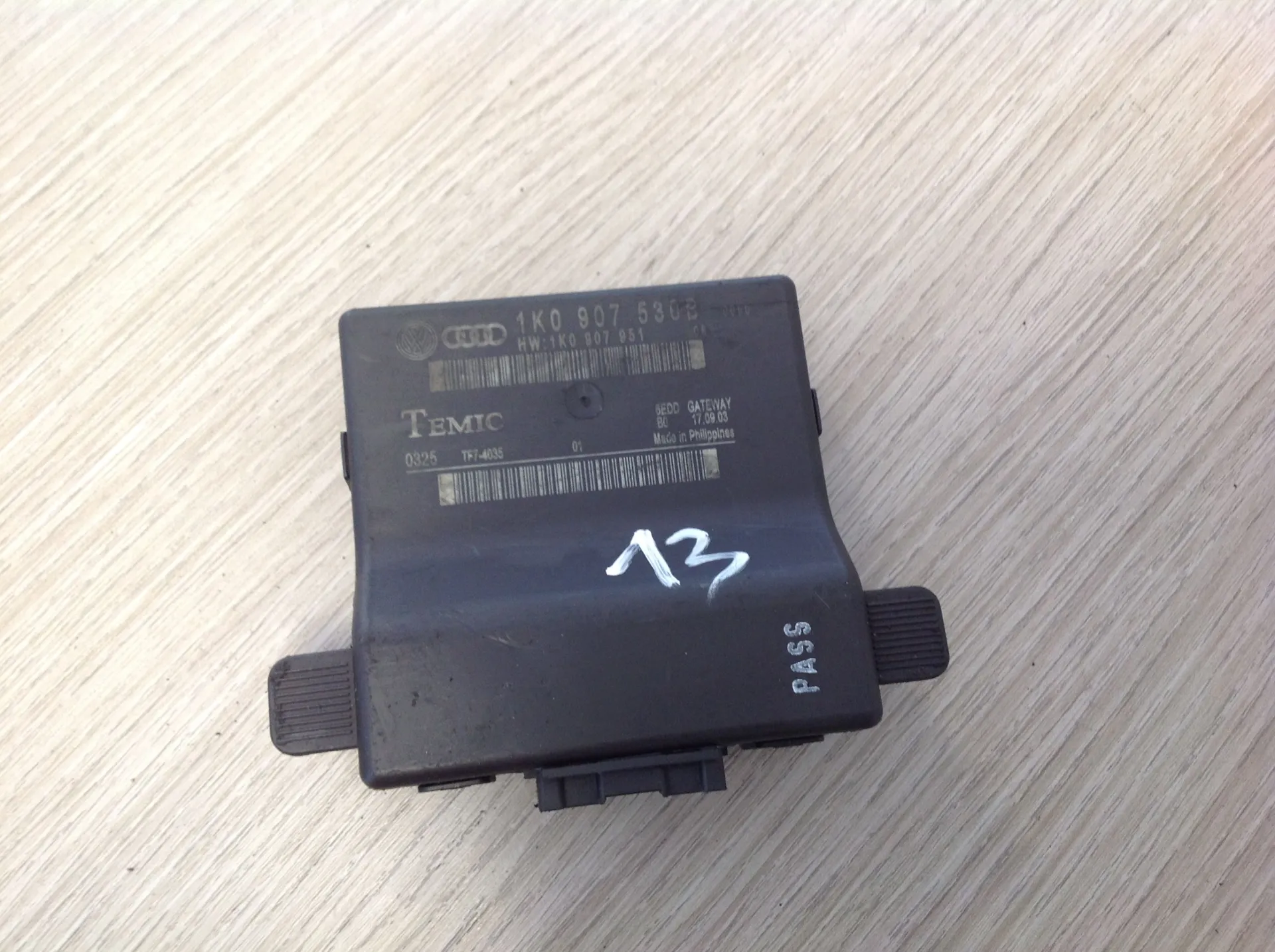 CENTRALINA GATEWAY con codice 1k0907530b da AUDI A3 Sportback Serie (8PA) (04>08) Benzina