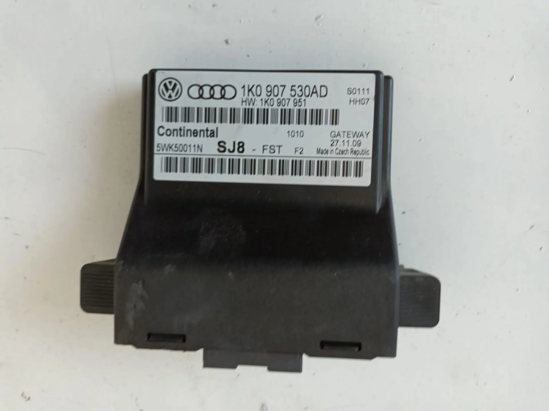 CENTRALINA GATEWAY con codice 1K0907530AD da VOLKSWAGEN Golf 6 Berlina (08>12) 1600 Diesel con codice motore CAY/CAY (2011)