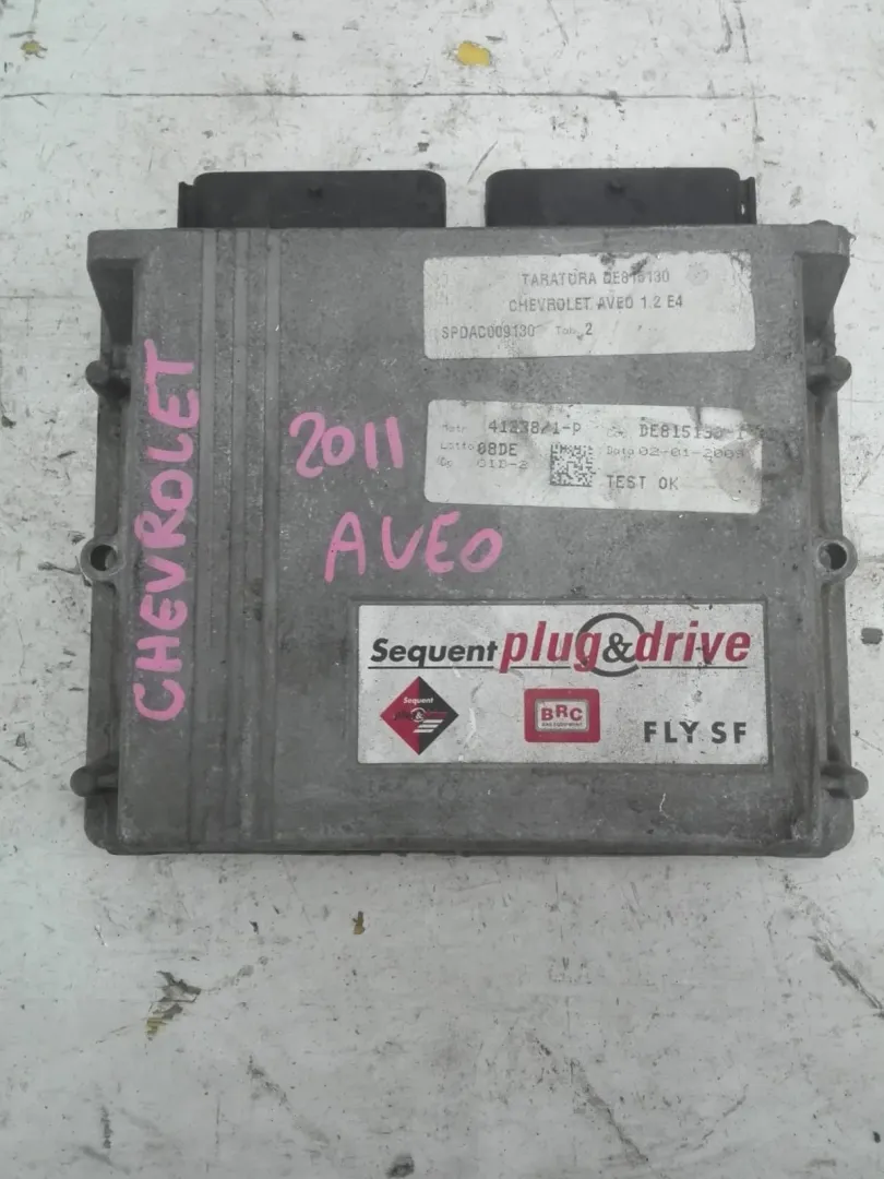 4123871P / DE81513081 / SPDAC009130 CENTRALINA INIEZIONE CHEVROLET Aveo 1Â° Serie 1200 Benzina (2011)