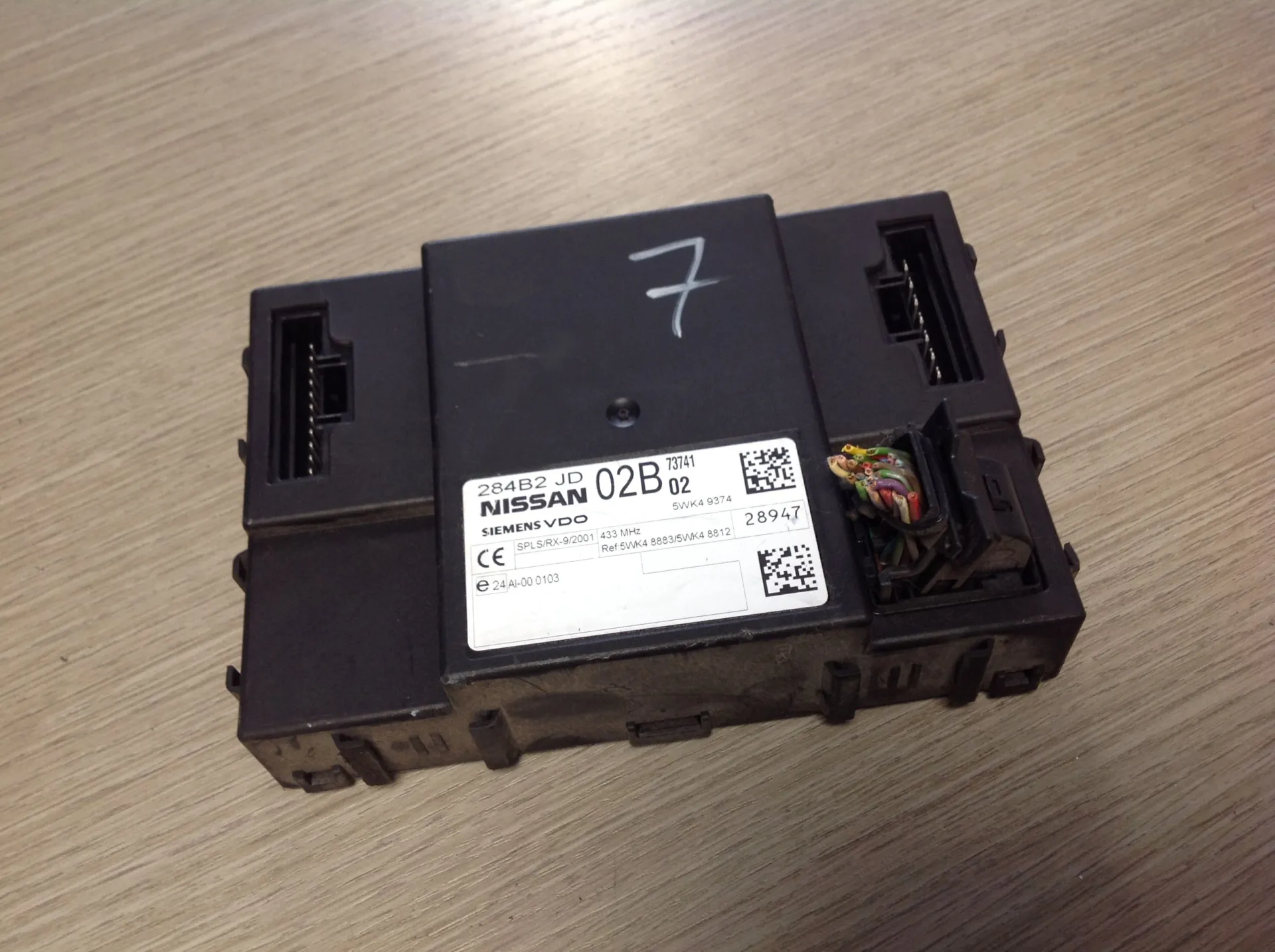 CENTRALINA MODULO DI CONTROLLO con codice 5WK49374 da NISSAN Qashqai 1Â° Serie Benzina (2007)