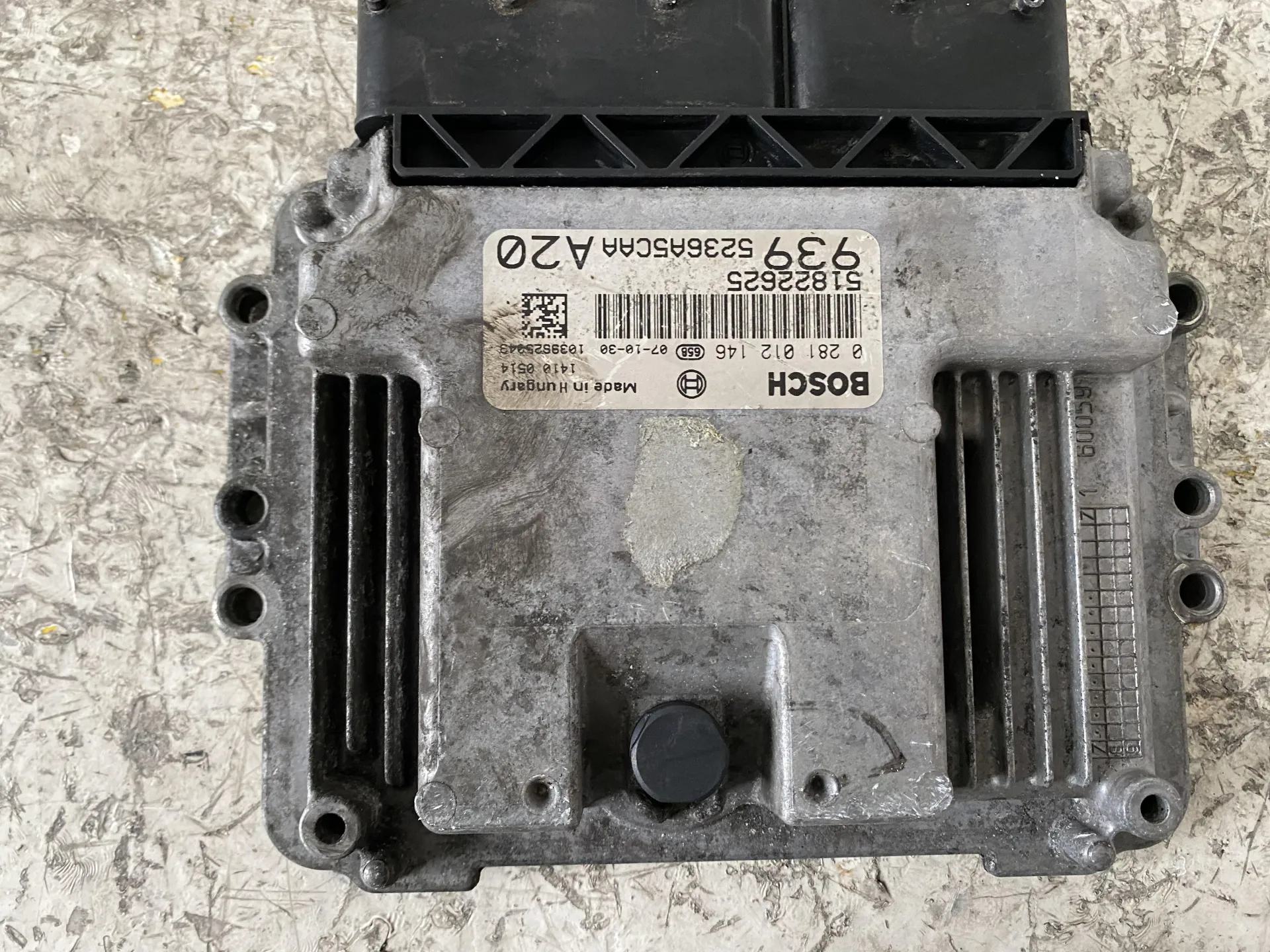 CENTRALINA MOTORE con codice 028101246 da ALFA ROMEO 159 Berlina Serie (939_) (05>11) 2400 Diesel con codice motore 939A3000/939A3000 (2006)