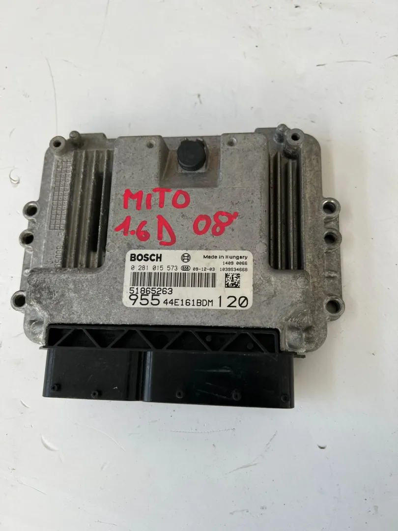 Centralina motore Alfa Romeo Mito 1.6 D del 2008 CODICE RICAMBIO : 0281015573