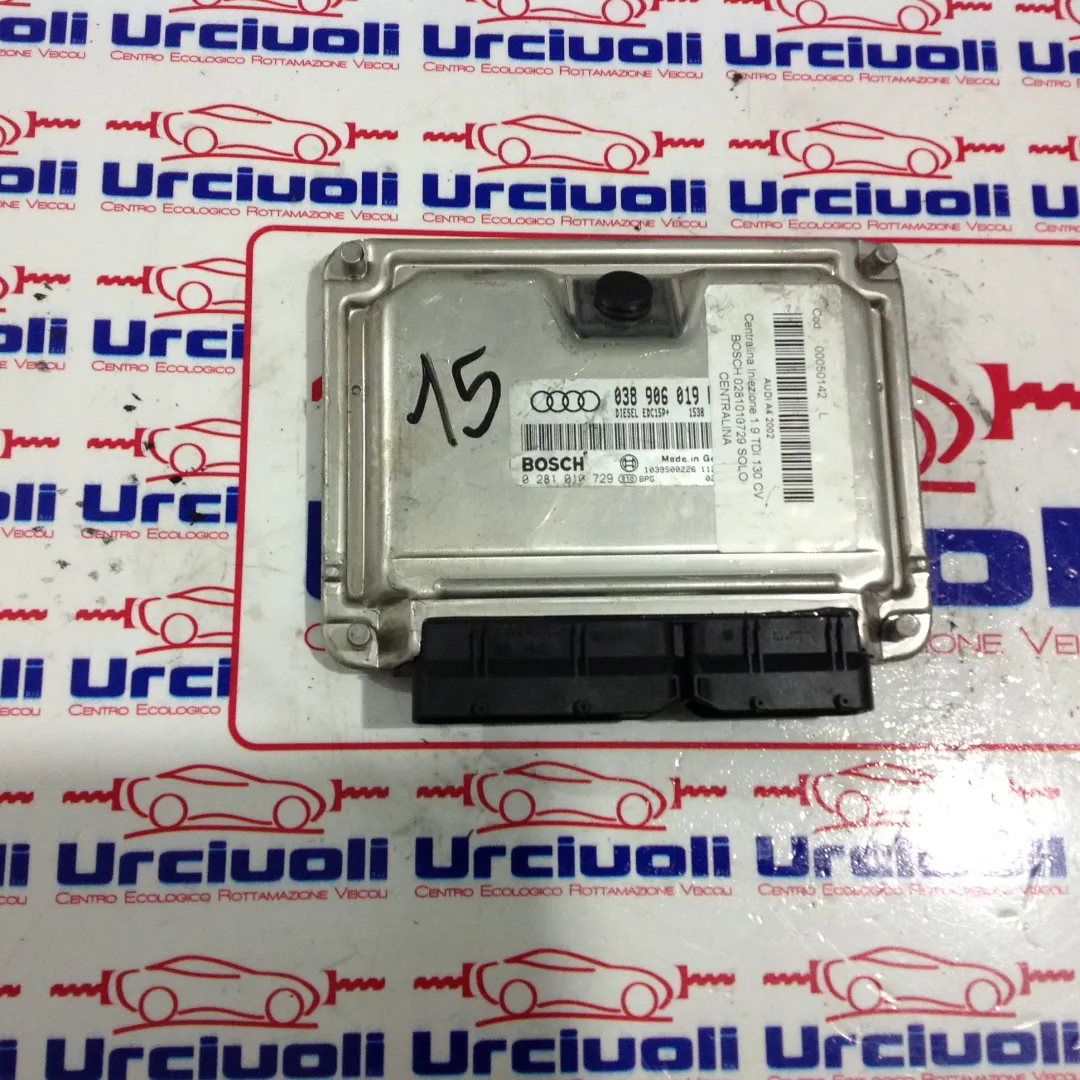 0281010729 038906019FP CENTRALINA MOTORE AUDI A4 Avant (8E) (00>04) Diesel (2002)