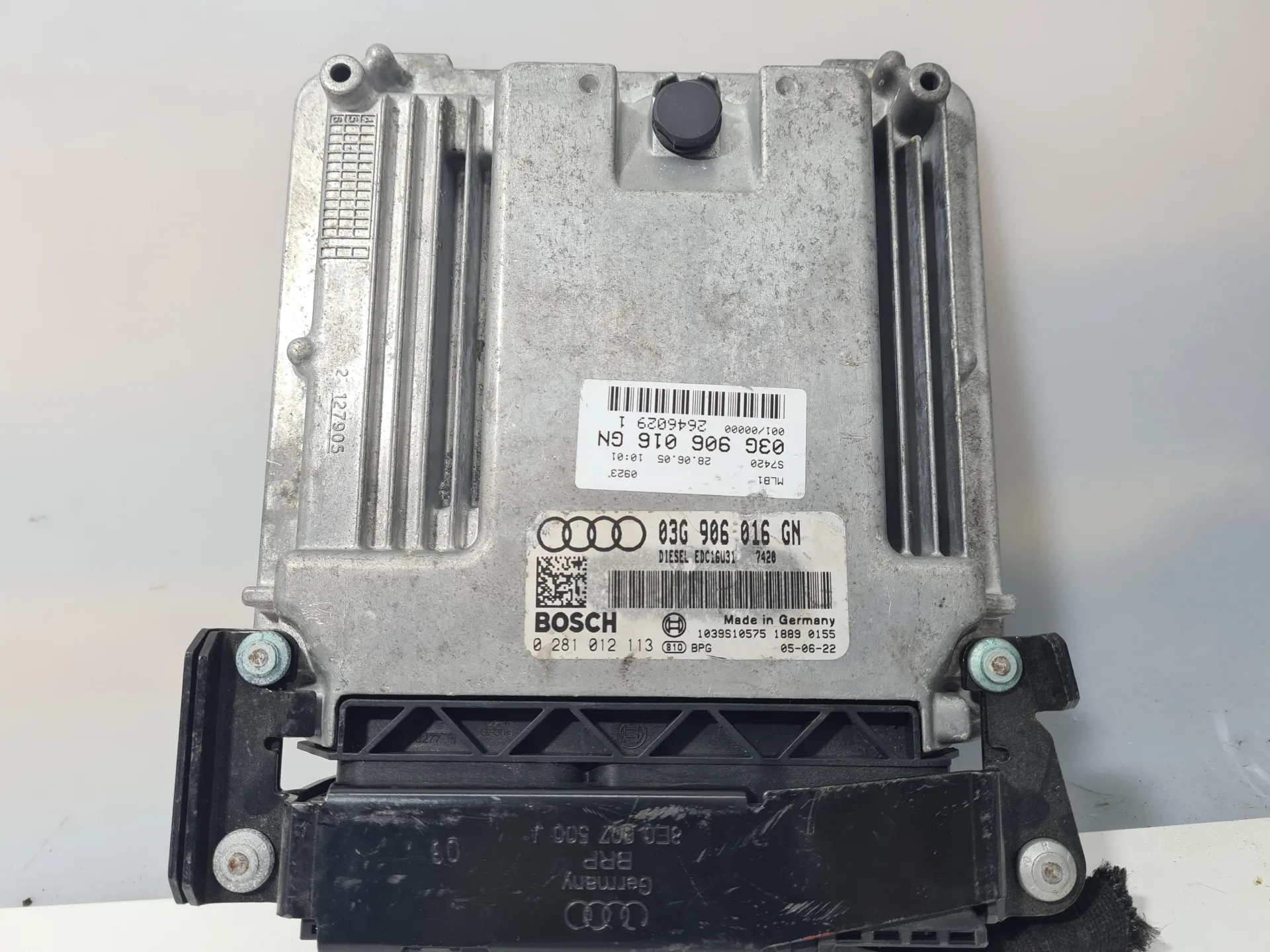 CENTRALINA MOTORE con codice 03G906016GN da AUDI A4 Avant (8ED) (04>08) Diesel