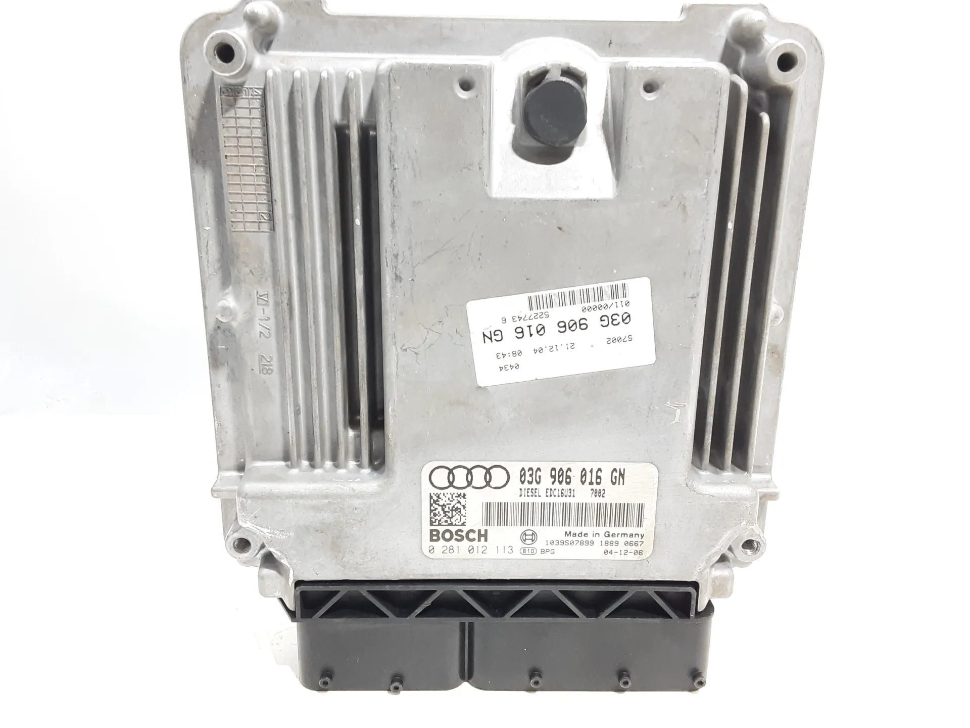 CENTRALINA MOTORE con codice 03G906016GN da AUDI A4 Avant (8ED) (04>08) Diesel