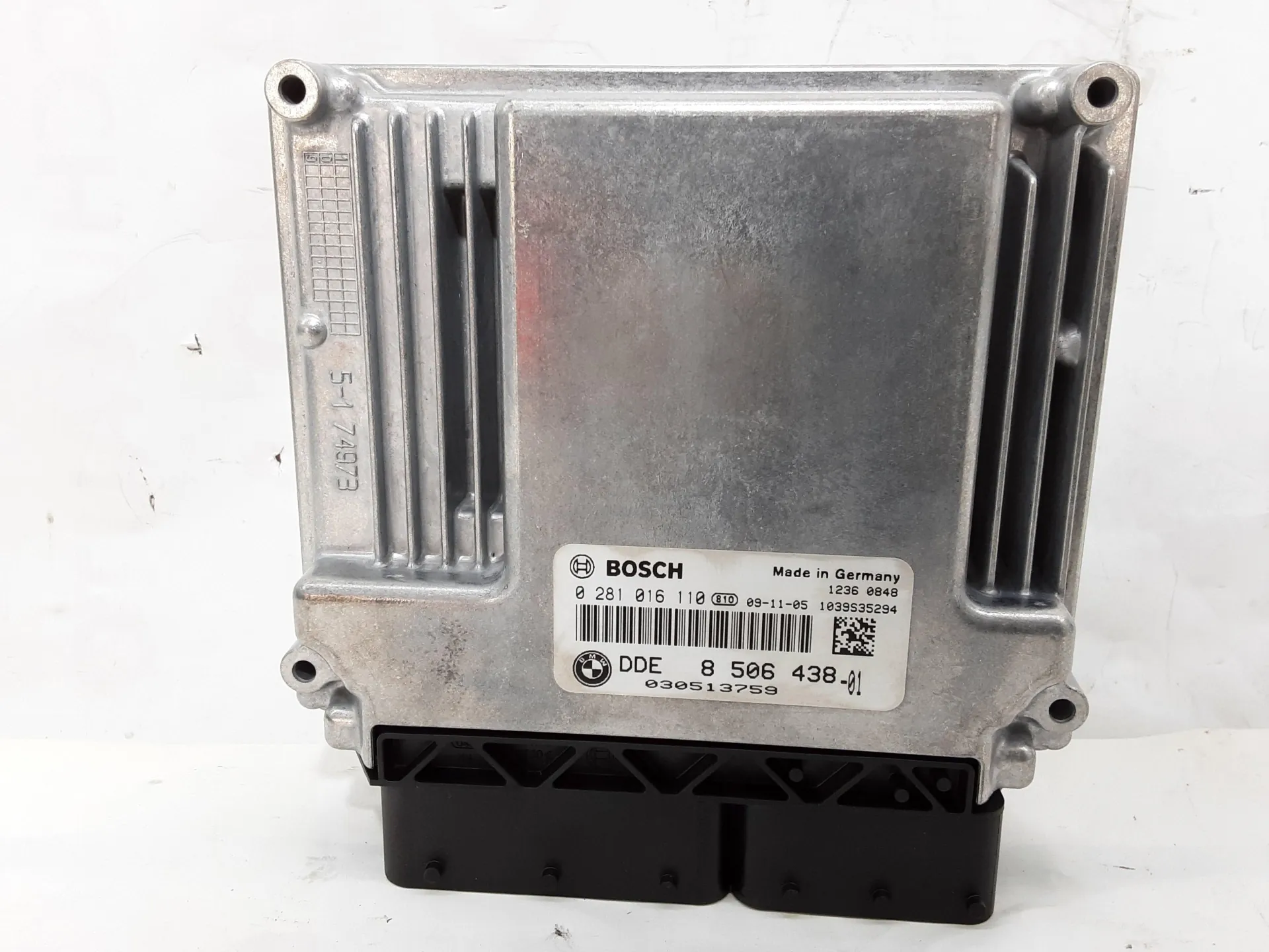 CENTRALINA MOTORE con codice 850643801 da BMW Serie 3 E90 Berlina 2000 Diesel 130 kW / 177 CV con codice motore N46D20C/N47 D20 A, N47 D20 C (2009)
