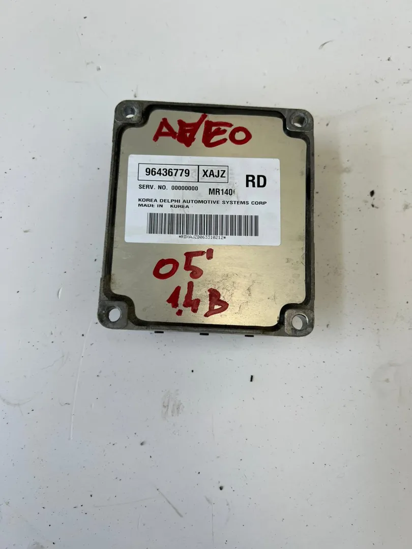 Centralina motore Chevrolet Aveo 1.4 B del 2005 CODICE RICAMBIO : 96436779