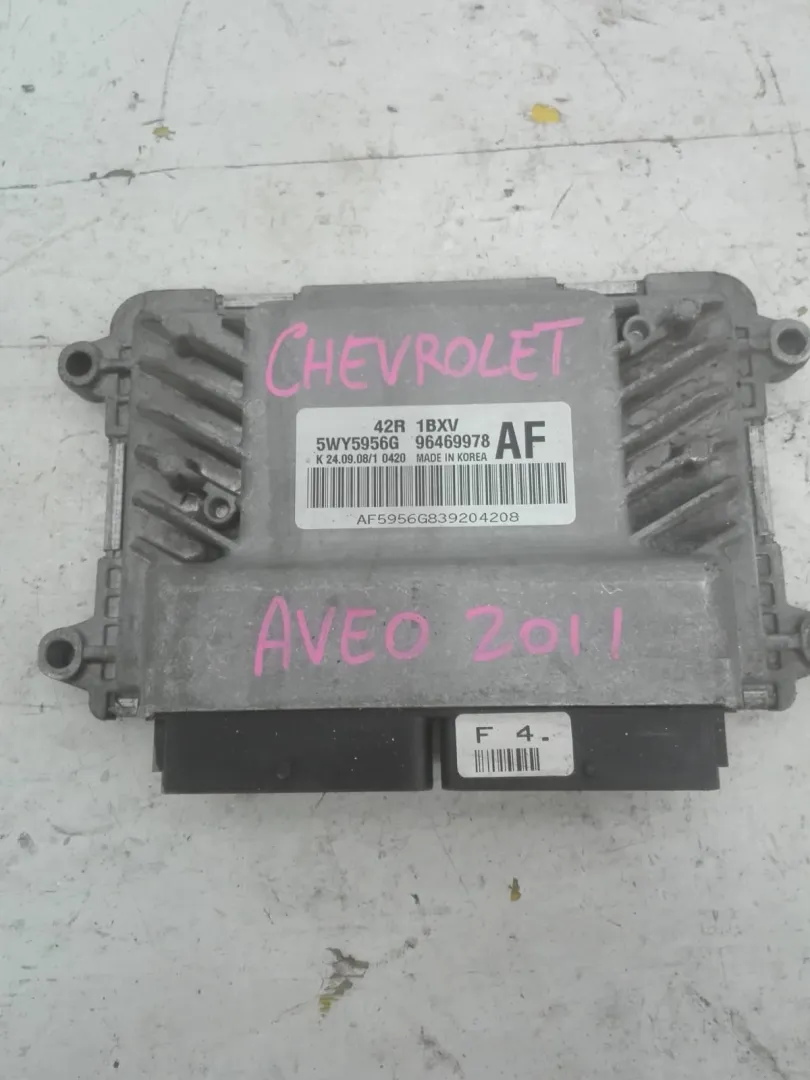 42R1BXV / 5WY5956G / 96469978 CENTRALINA MOTORE CHEVROLET Aveo 1Â° Serie 1200 Benzina (2011)