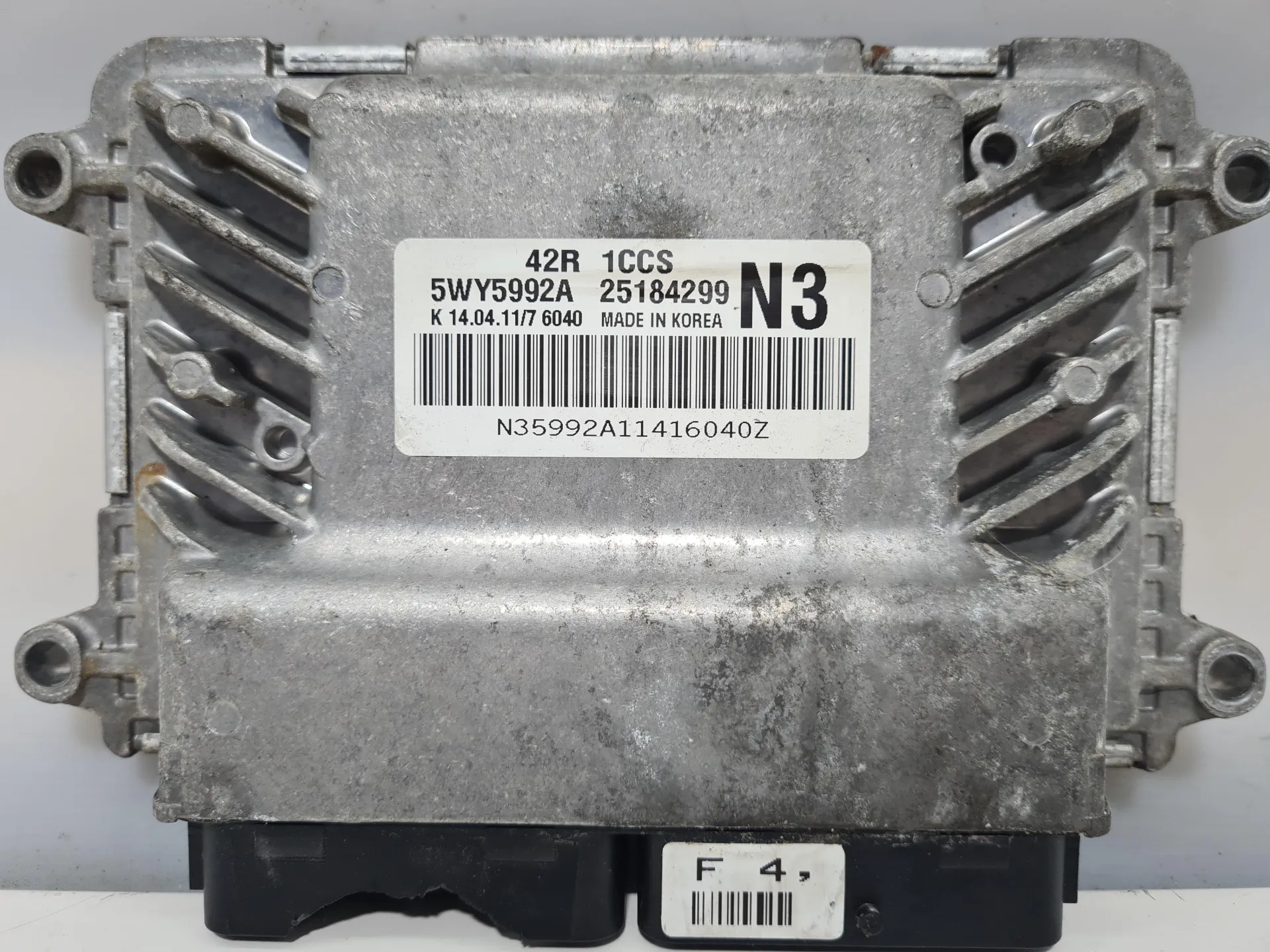 CENTRALINA MOTORE con codice 42R1CCS da CHEVROLET Aveo 1° Serie con codice motore B12D1 Benzina (06>11)