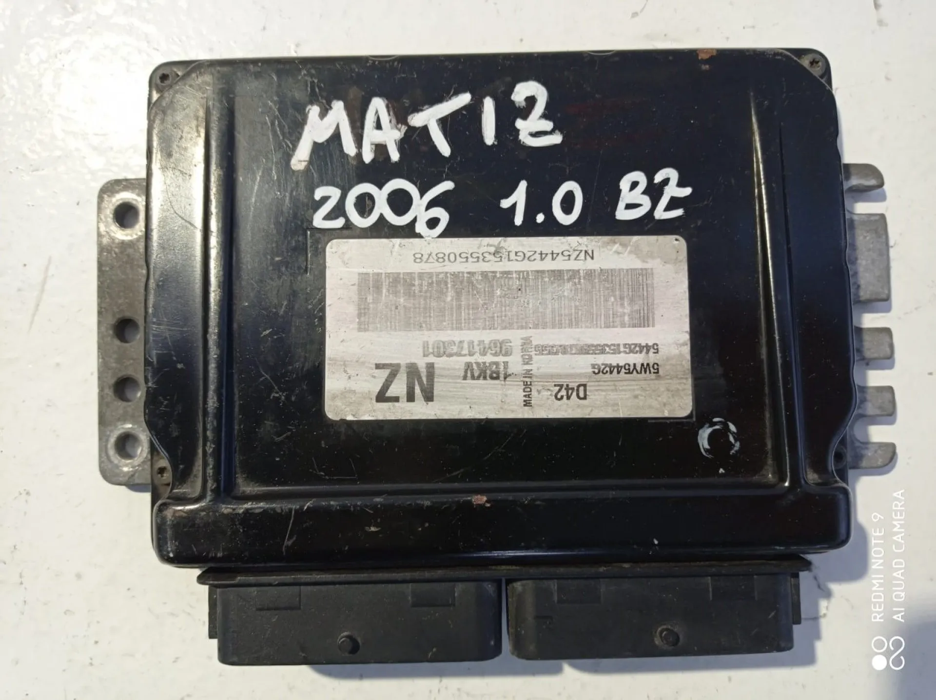 CENTRALINA MOTORE con codice 5WY5442G da CHEVROLET Matiz 3Â° Serie 1000 Benzina (2006)