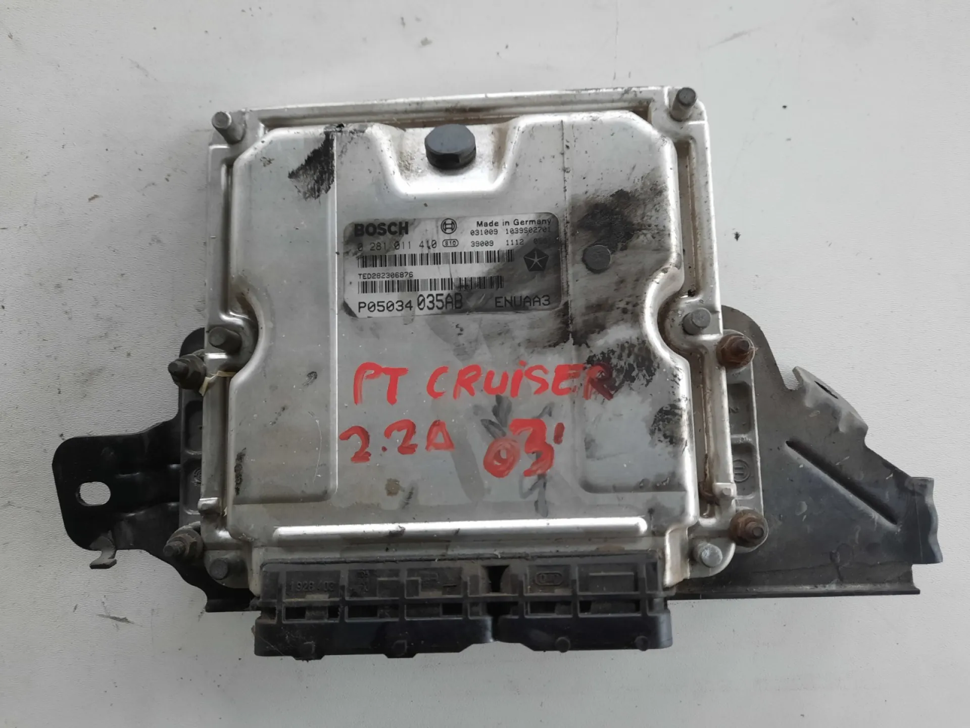 Centralina motore Chrysler PT Cruiser 2.2 D del 2003 CODICE RICAMBIO : 0281011410