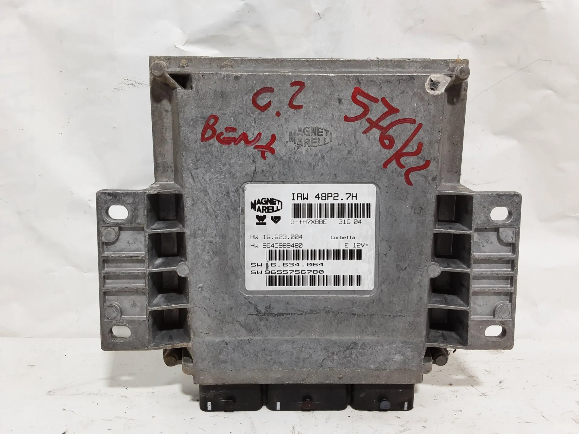 CENTRALINA MOTORE con codice 9645989480 da CITROEN C2 2° Serie Benzina