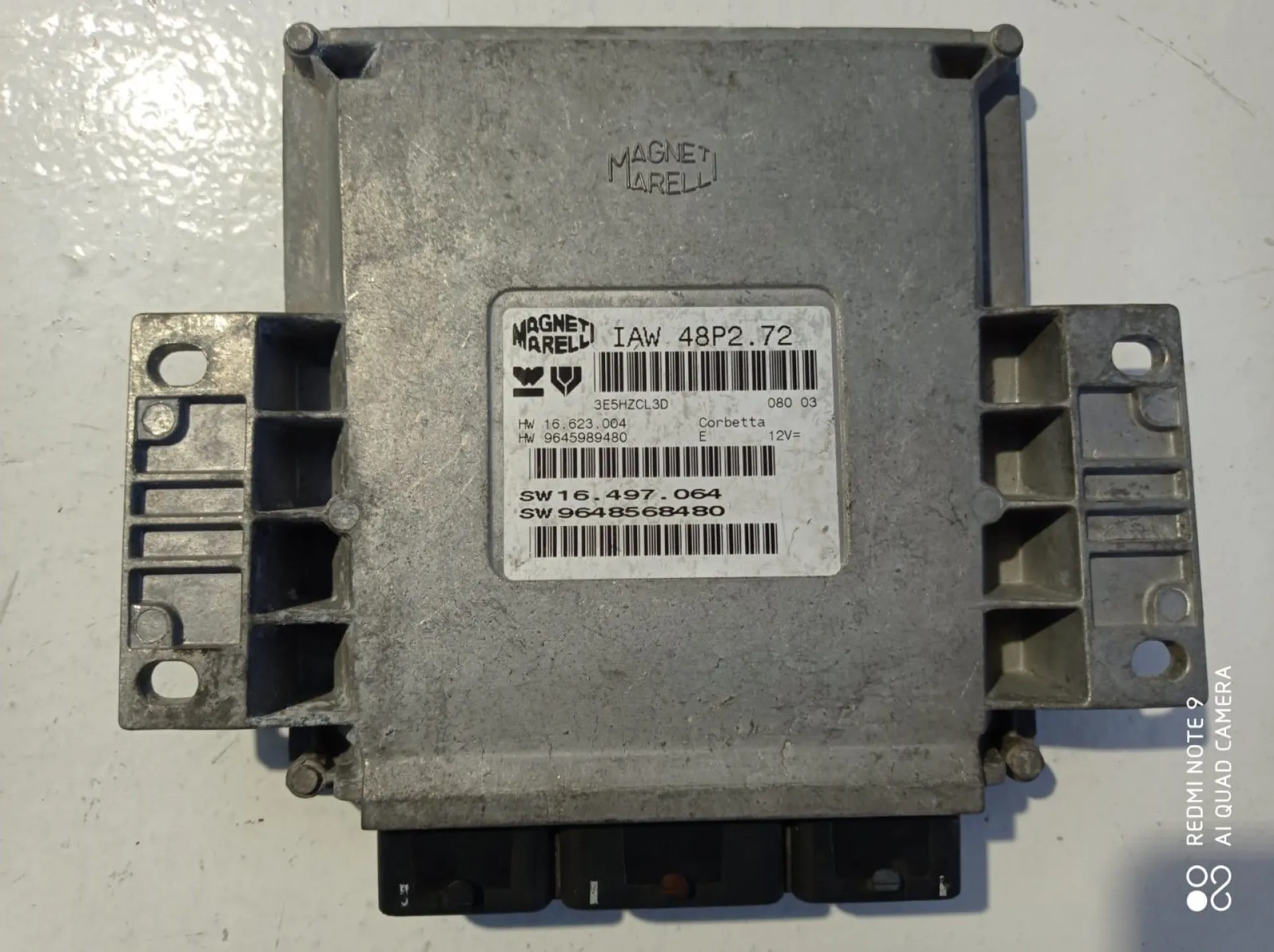 CENTRALINA MOTORE con codice IAW48P272 da CITROEN C3 1Â° Serie 1100 Benzina (2003)