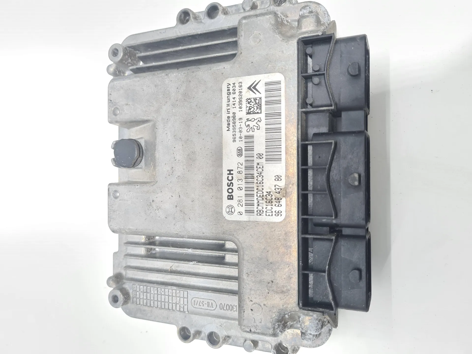 CENTRALINA MOTORE con codice 9664843780 da CITROEN C3 Picasso 9HX (DV6ATED4) Diesel 1600 (08>)