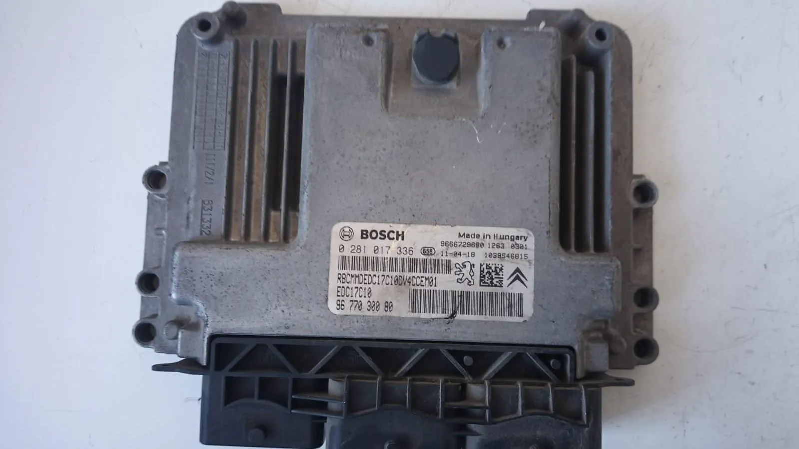 CENTRALINA MOTORE con codice 0281017336 da CITROEN C3 Serie (09>15) 1400 Diesel con codice motore 8HX/8HX (2012)