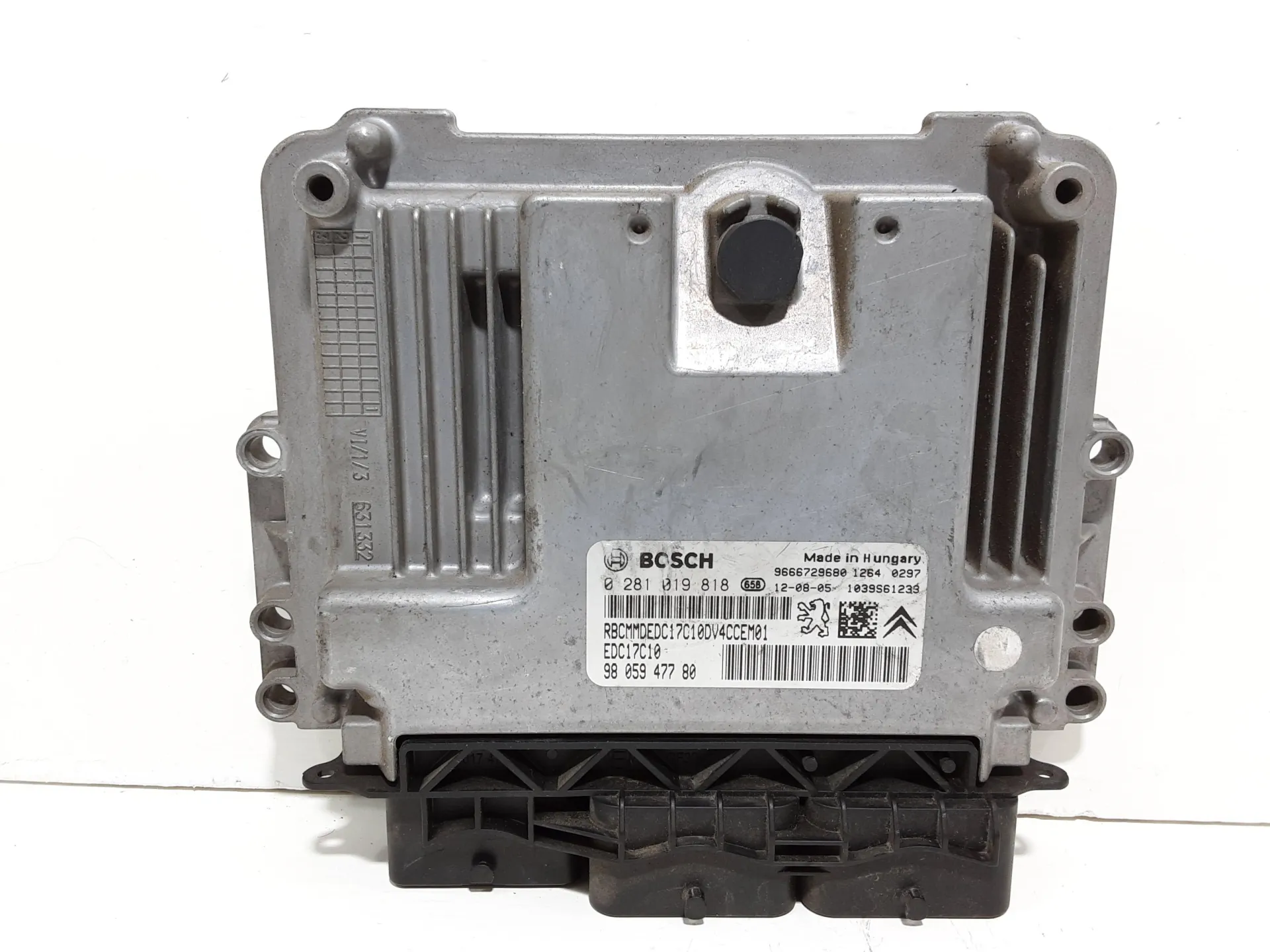 CENTRALINA MOTORE con codice 9805947780 da CITROEN C3 Serie (09>15) 1400 Diesel 50 kW / 68 CV