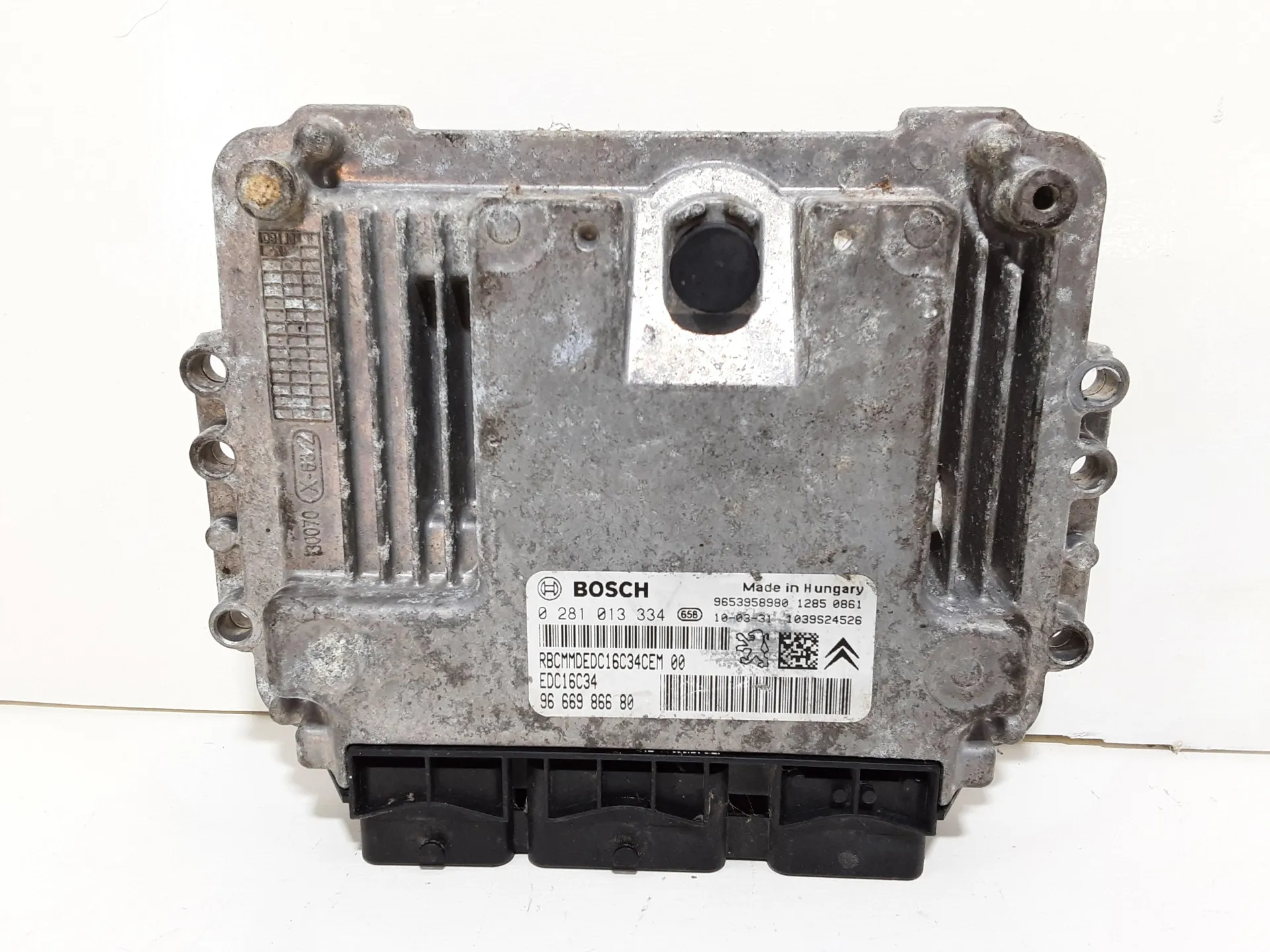 CENTRALINA MOTORE con codice 9666986680 da CITROEN C4 Picasso (06>13) Mk1 1600 Diesel 80 kW / 109 CV con codice motore 9HZ/9HY (DV6TED4), 9HZ (DV6TED4) (2010)