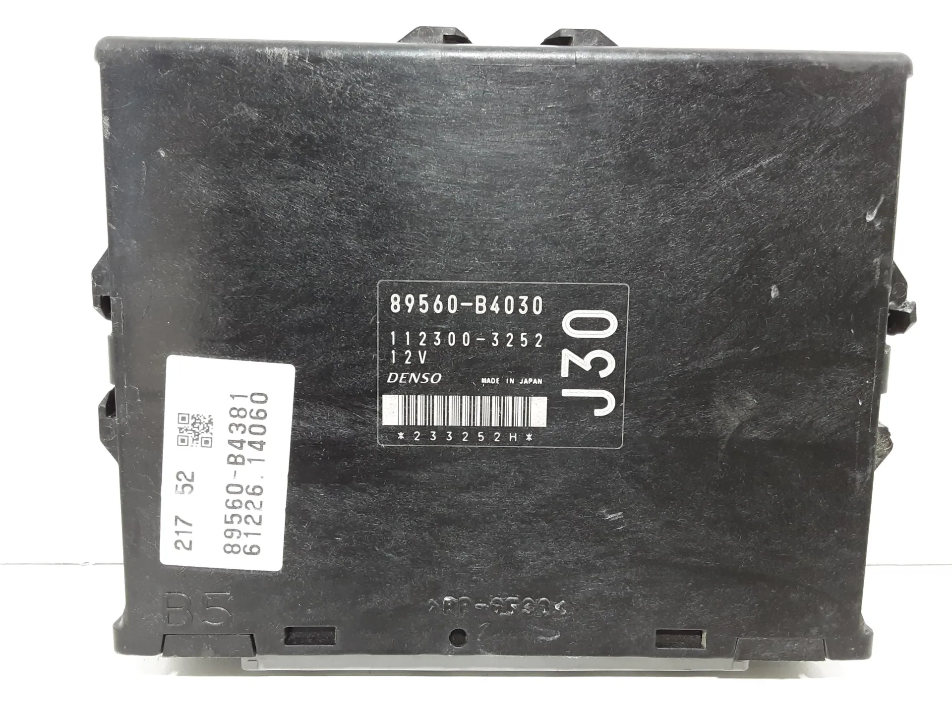 CENTRALINA MOTORE con codice 89560B4030 da DAIHATSU Terios 1° Serie 1500 Benzina 77 kW / 105 CV con codice motore 3SZ/3SZ-VE (2007)