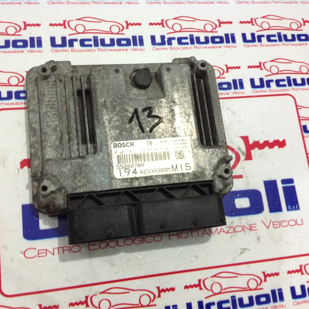 CENTRALINA MOTORE con codice 0281012148 55202700 da FIAT Croma 2Â° Serie 1900 Diesel (2007)