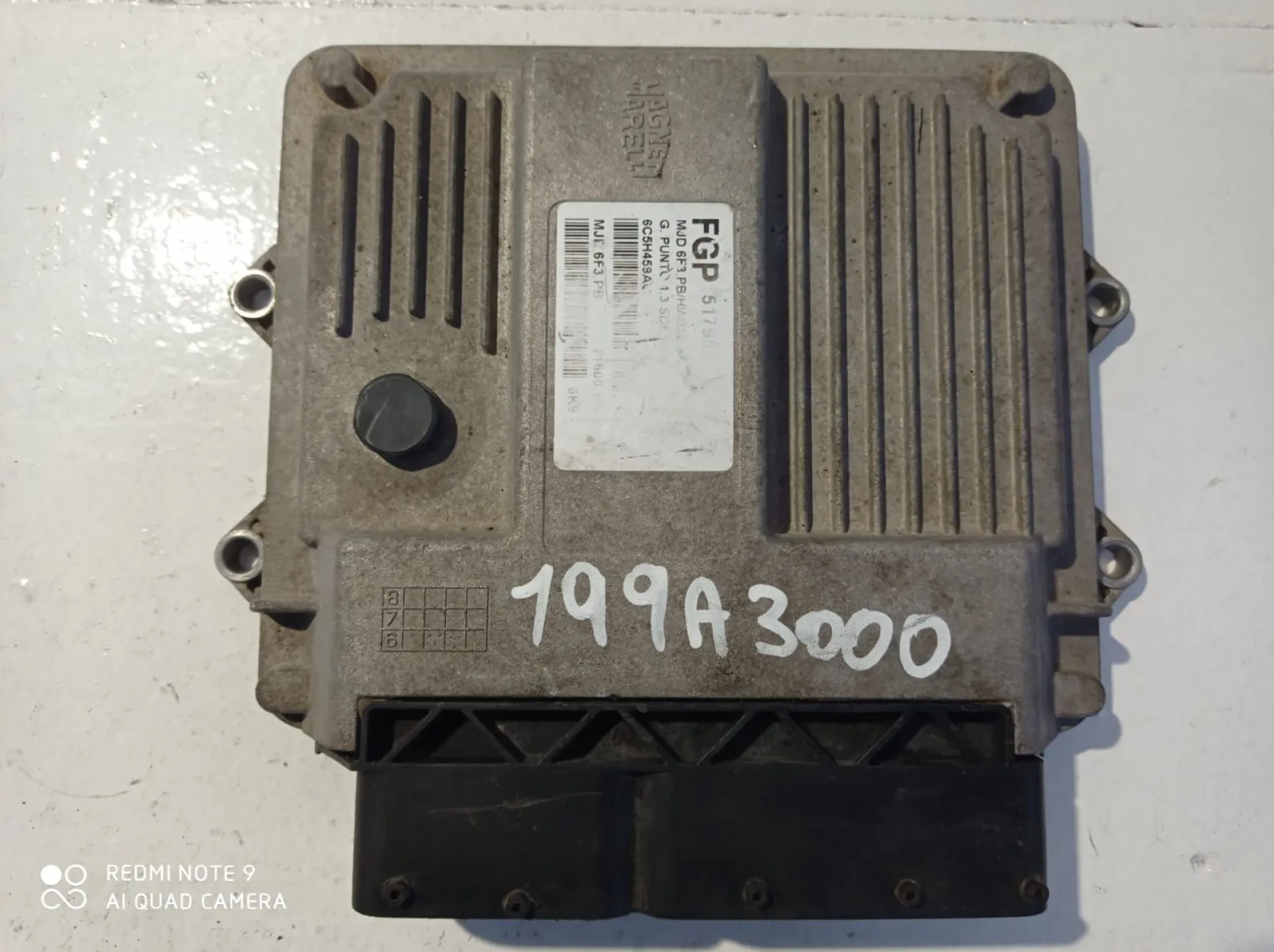 CENTRALINA MOTORE FIAT Grande Punto 3Â° Serie 1300 Diesel (2010)