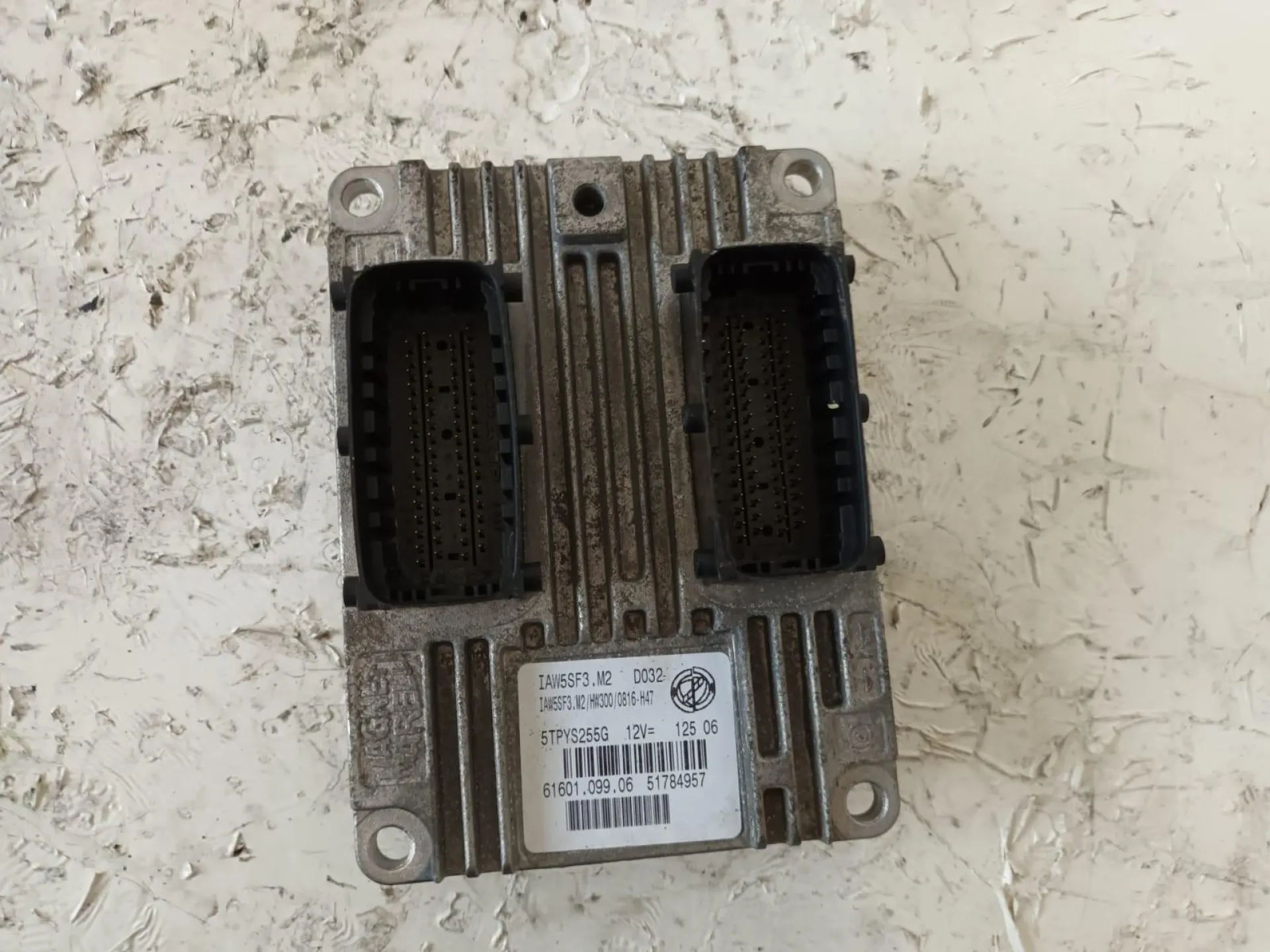CENTRALINA MOTORE con codice 61601.099.06 da FIAT Grande Punto 3Â° Serie 1200 Benzina con codice motore 350A1000 (2012)