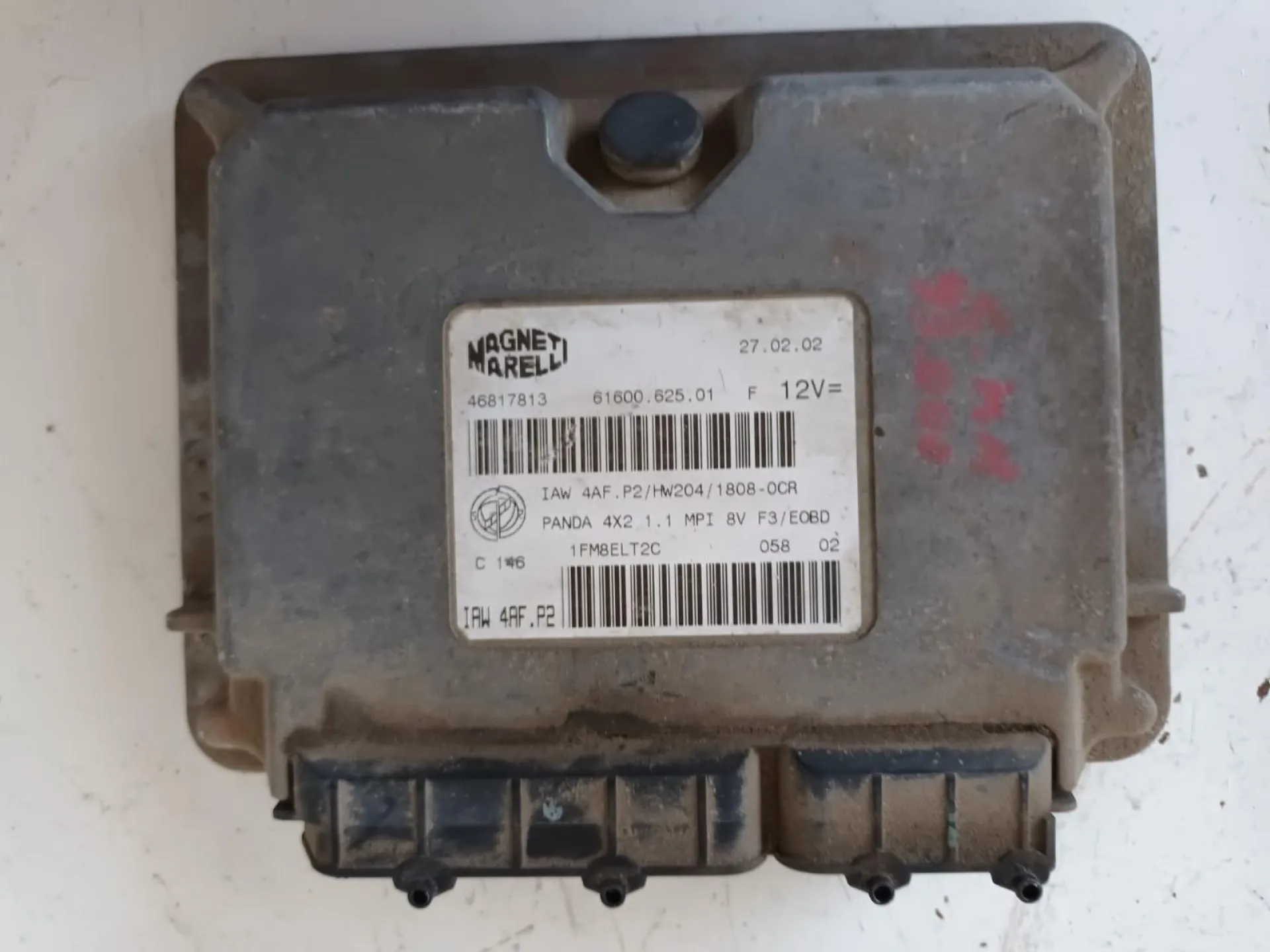 CENTRALINA MOTORE con codice 46817813 da FIAT Panda 1Â° Serie 1100 Benzina con codice motore 187A1000/187A1000 (2002)