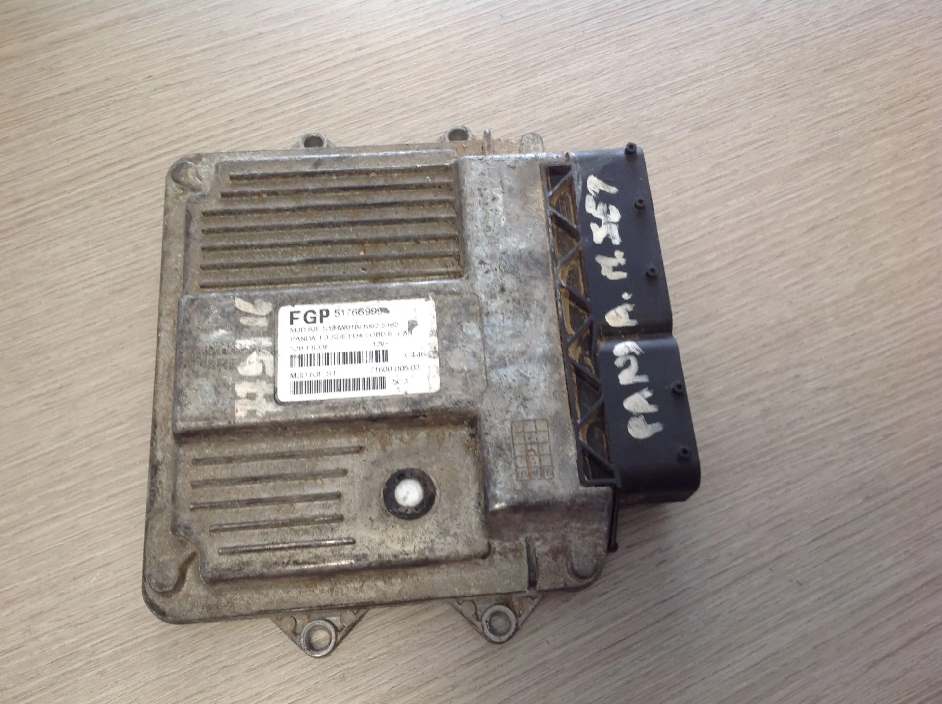 51766999 MJD6JF.S1 CENTRALINA MOTORE FIAT Panda 2Â° Serie Diesel (2006)