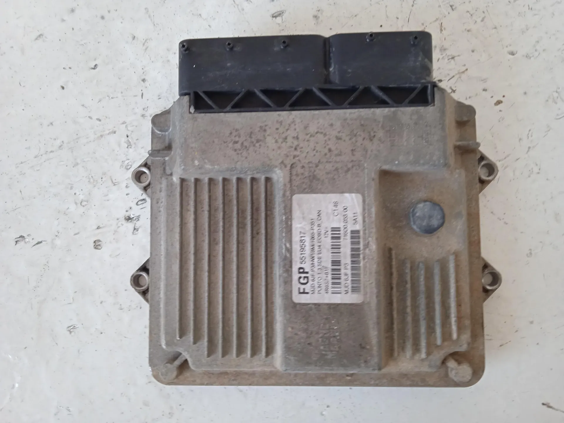 CENTRALINA MOTORE con codice 55195817 da FIAT Punto Berlina 3P 3Â° Serie 1300 Diesel con codice motore 188A9000 (2005)