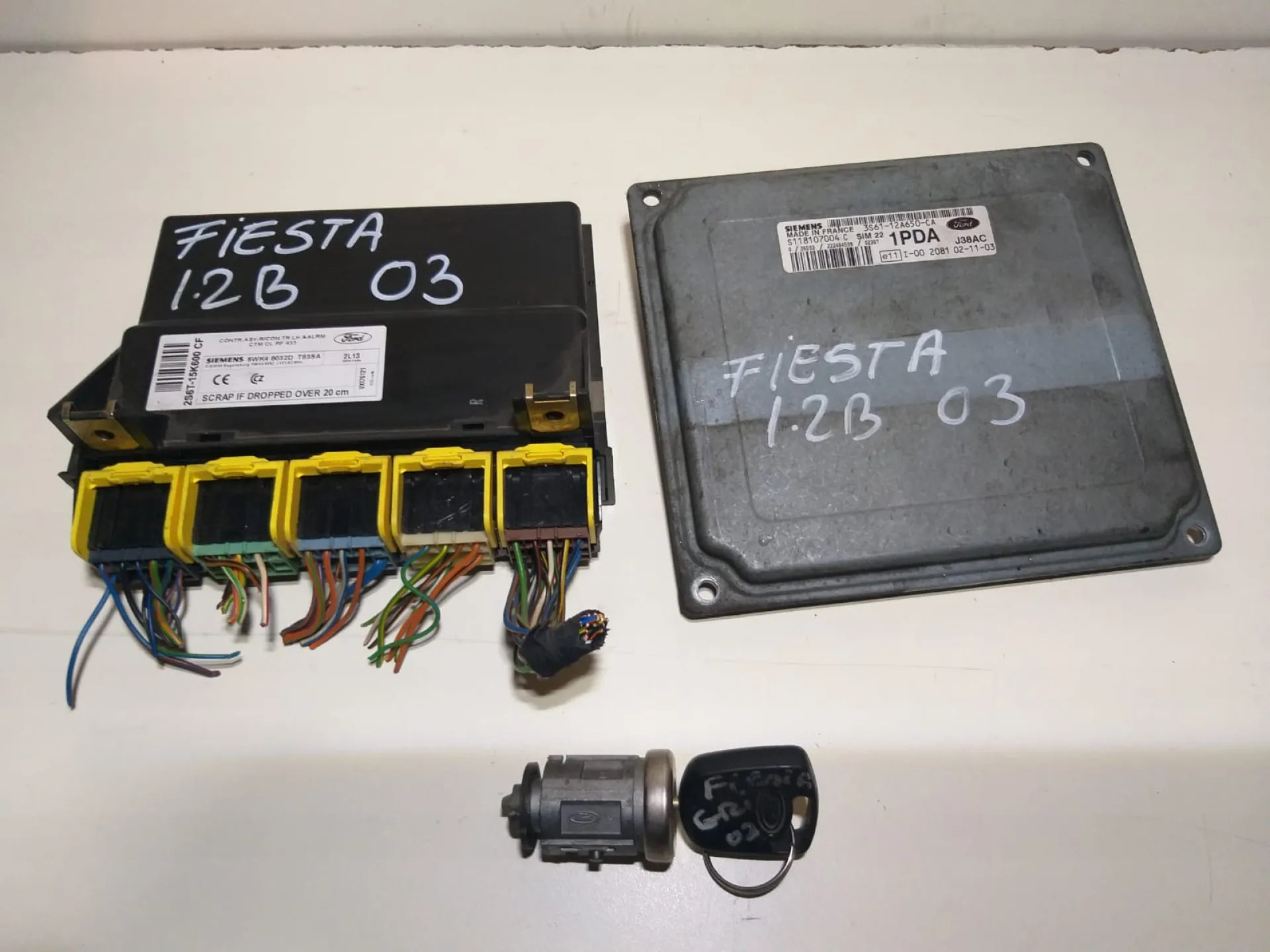 Centralina motore Ford Fiesta 1.2 B del 2002 CODICE RICAMBIO : 356112A650CA