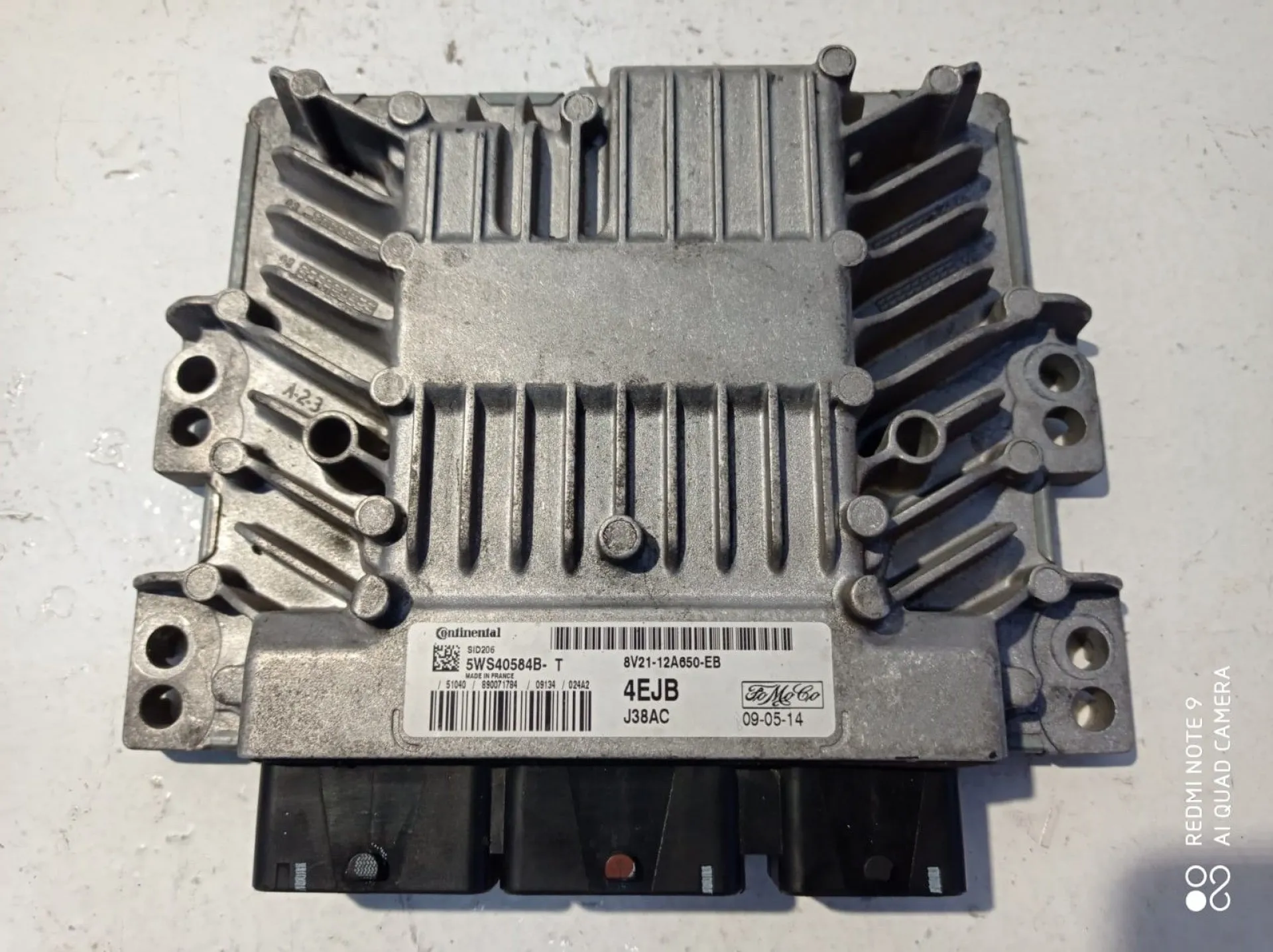 CENTRALINA MOTORE con codice 5WS40584B da FORD Fiesta 6Â° Serie 1400 Diesel (2011)