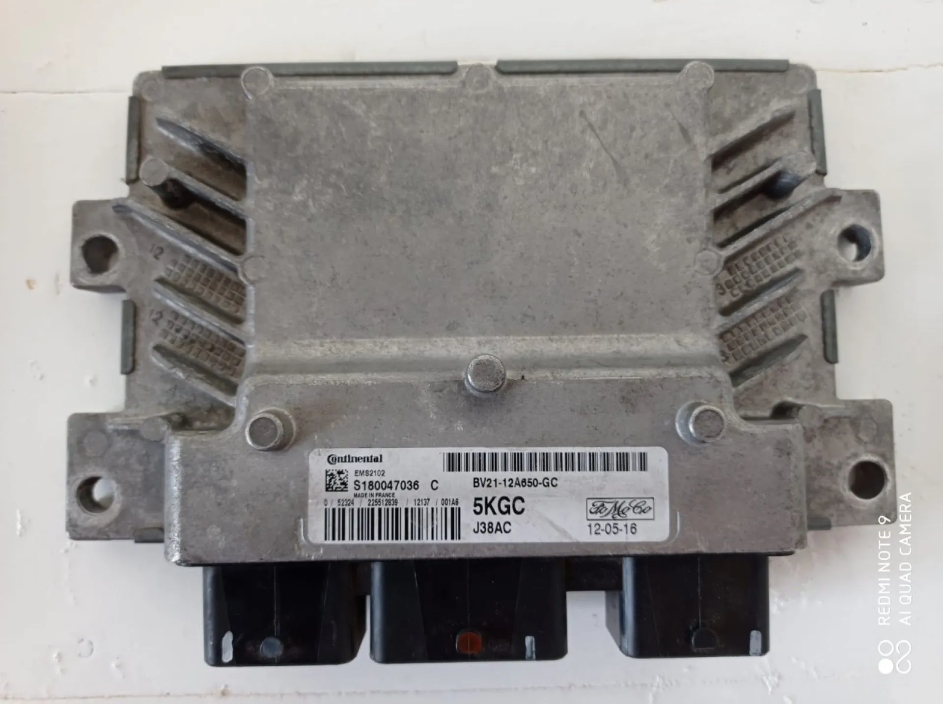 CENTRALINA MOTORE con codice S180047036 da FORD Fiesta 6Â° Serie 1400 Benzina (2009)