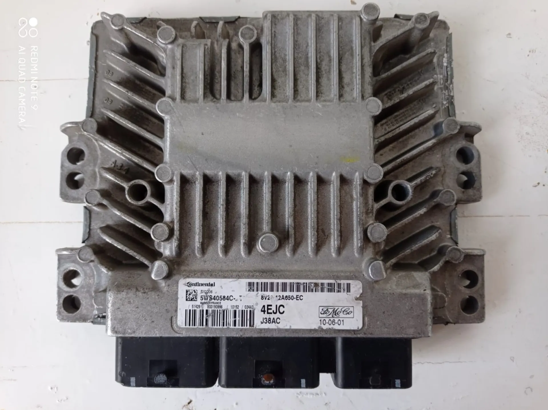 CENTRALINA MOTORE con codice 5WS40584C da FORD Fiesta 6Â° Serie 1400 Diesel (2009)