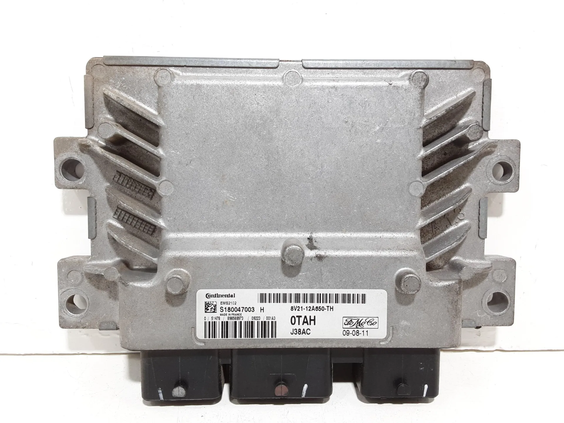 CENTRALINA MOTORE con codice 8V2112A650TH da FORD Fiesta 6Â° Serie 1400 Bifuel/Gas 71 kW / 97 CV con codice motore RTJA/RTJA, RTJB, RTJD, SPJA, SPJC, SPJE