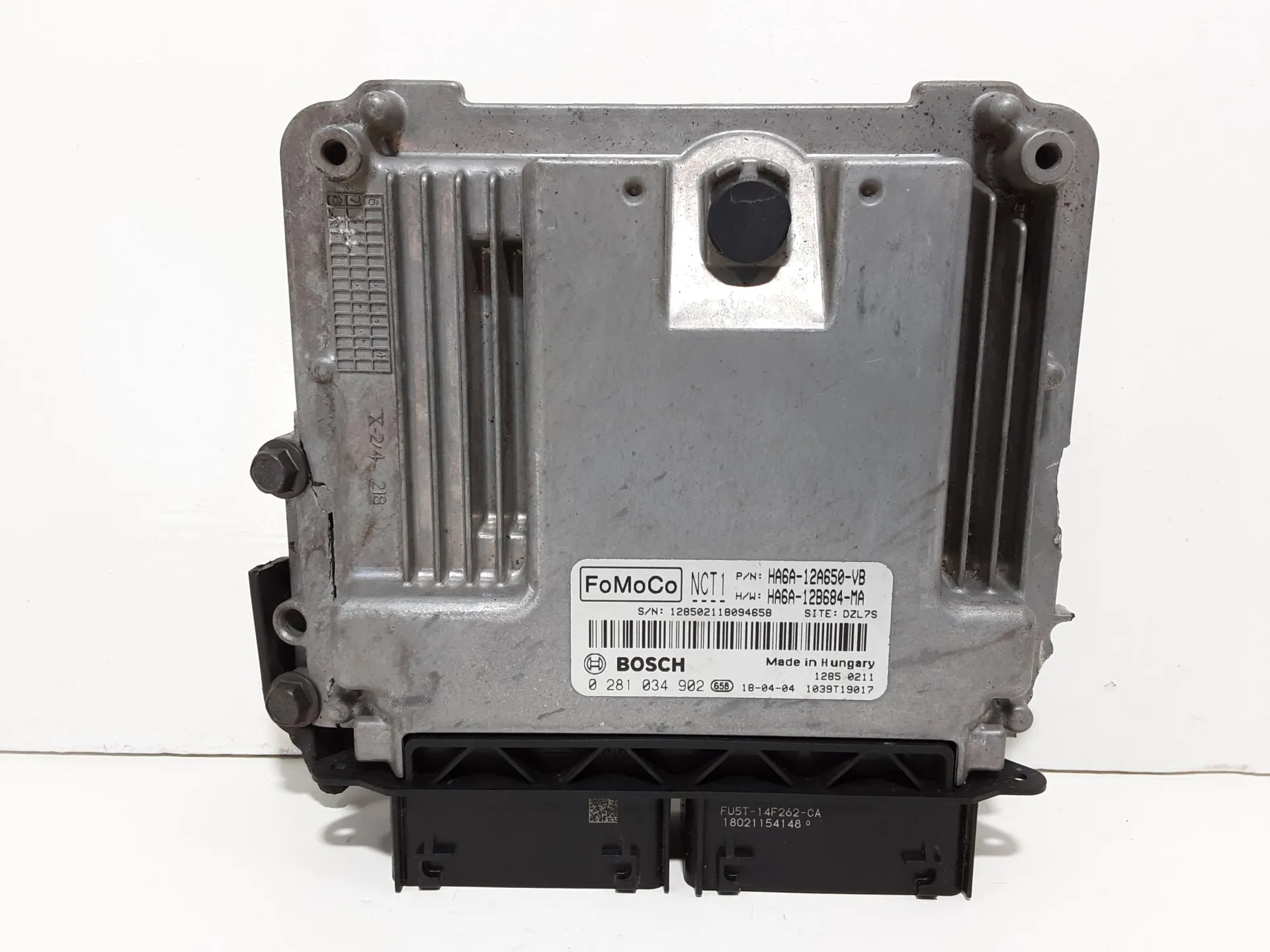 CENTRALINA MOTORE con codice HA6A12A650VB da FORD Fiesta 7° Serie 1500 Diesel 63 kW / 85 CV con codice motore XUJG/XUJC, XUJD, XUJE, XUJF, XUJG, XUJK, XUJL, XUJM, XUJN (2018)