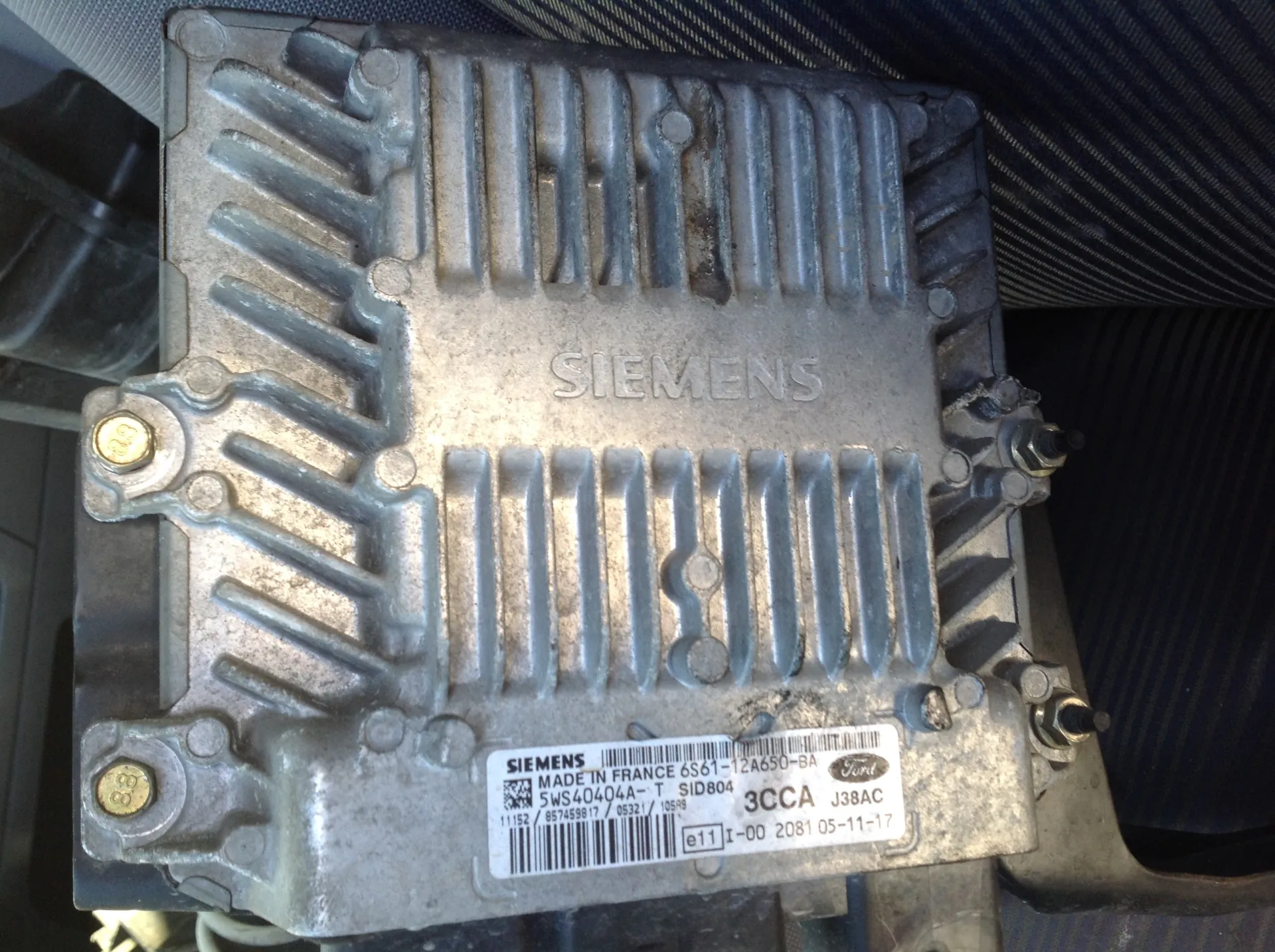 5WS40404A-T 6S61-12A650-BA CENTRALINA MOTORE FORD Fusion 1Â° Serie Diesel
