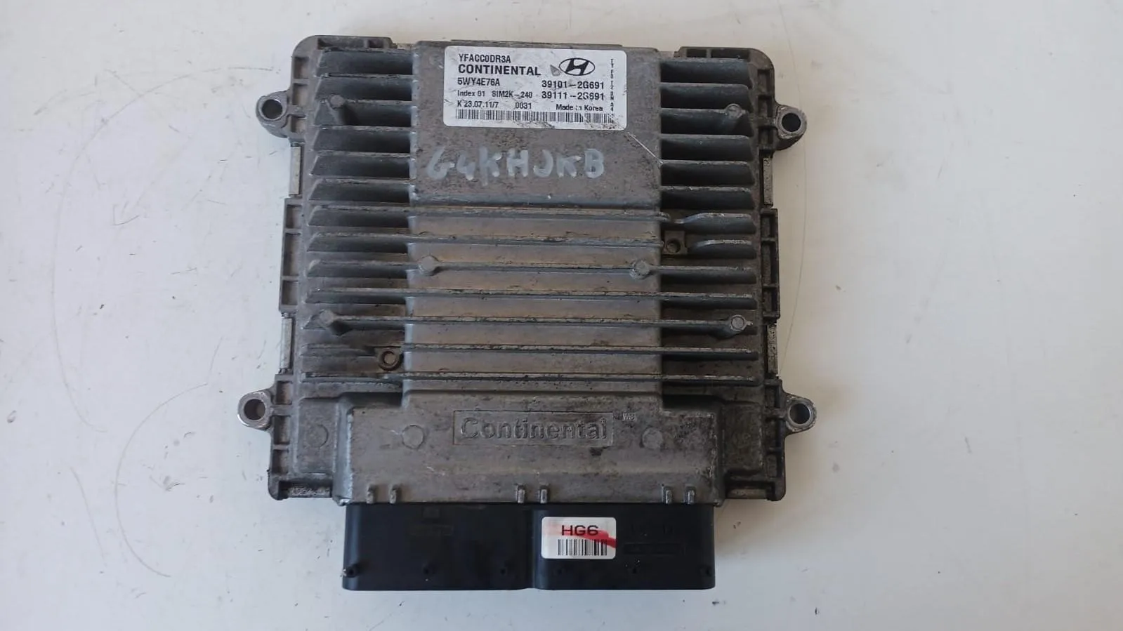 CENTRALINA MOTORE con codice 39101-2G691 da HYUNDAI i30 Serie (PD) (17>) 2000 Benzina con codice motore G4HK/G4HK (2019)
