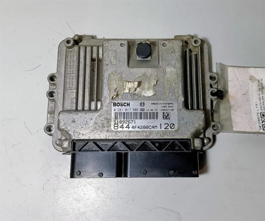 CENTRALINA MOTORE con codice 0281017806 da LANCIA Delta 3° Serie 198A2000 diesel 1598 (08>11)