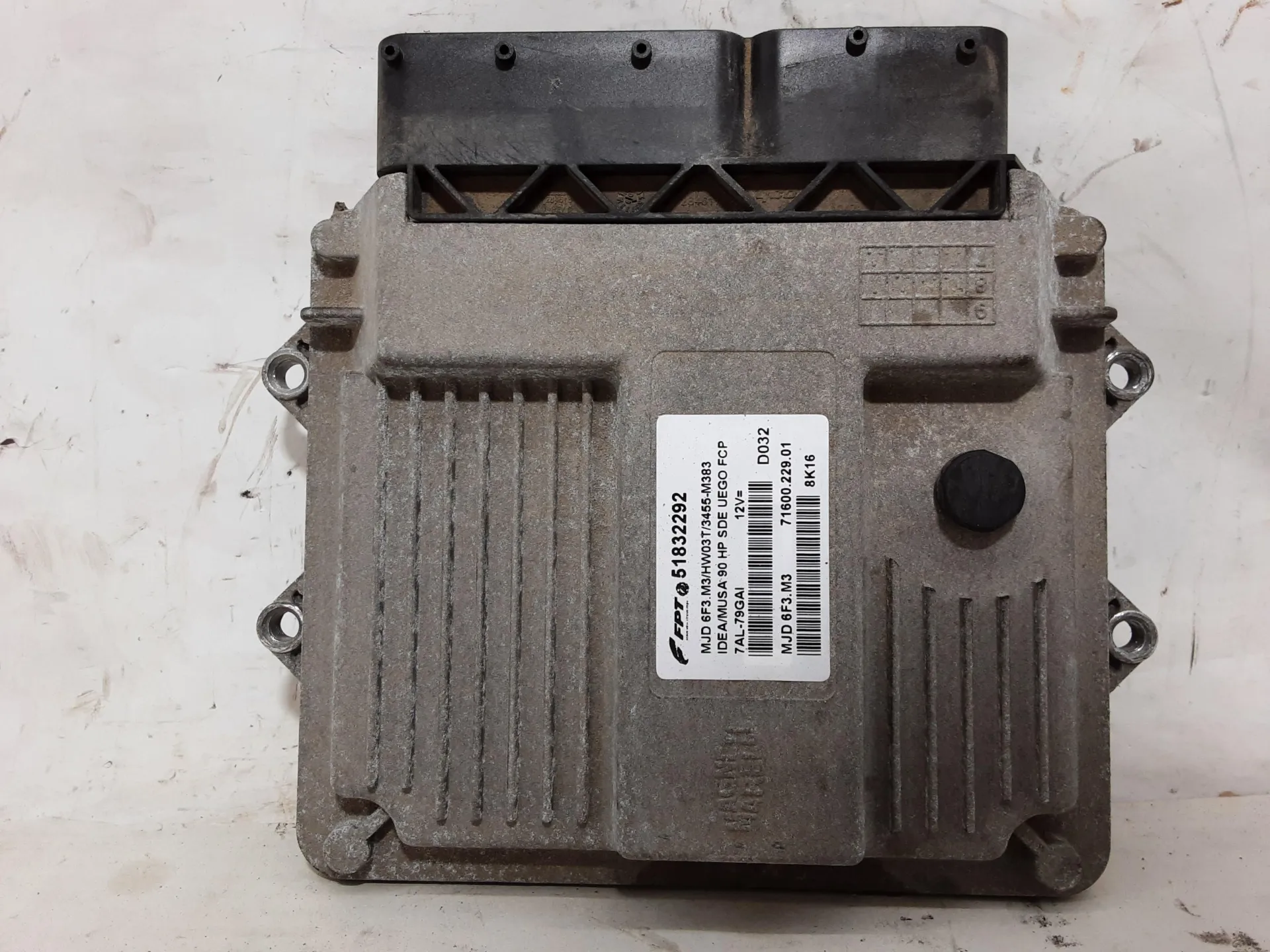 CENTRALINA MOTORE con codice 51832292 da LANCIA Musa 2° Serie 1300 Diesel 66 kW / 90 CV
