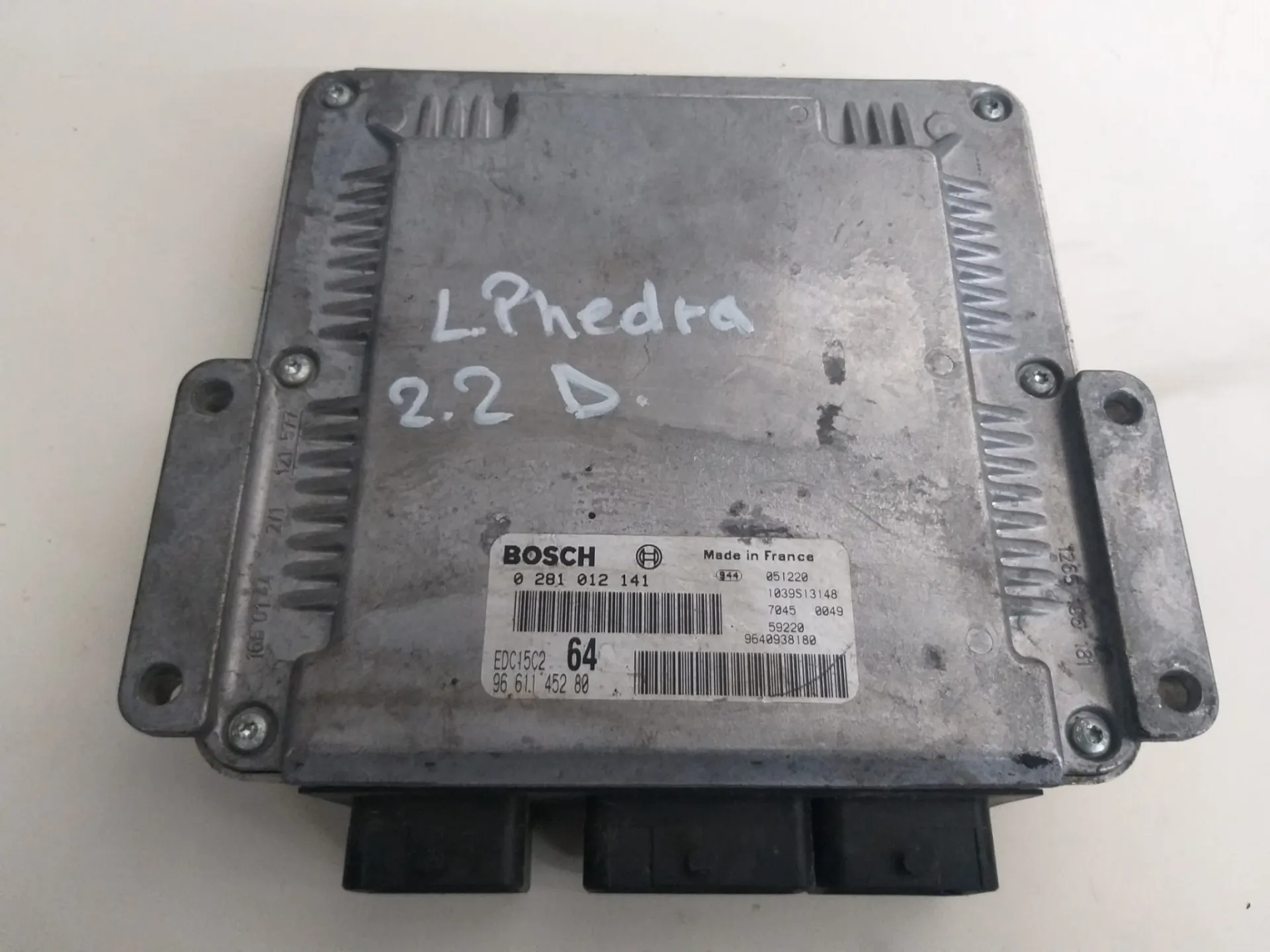 Centralina motore Lancia Phedra 2.2 D del 2005 CODICE RICAMBIO : 0281012141
