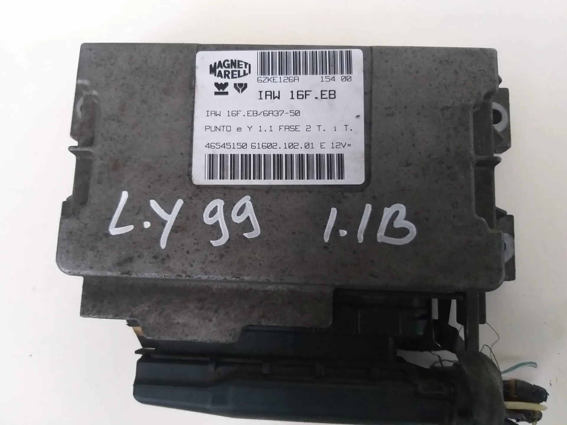 Centralina motore Lancia Y 1.1 B del 1999 CODICE RICAMBIO : IAW 16FEB