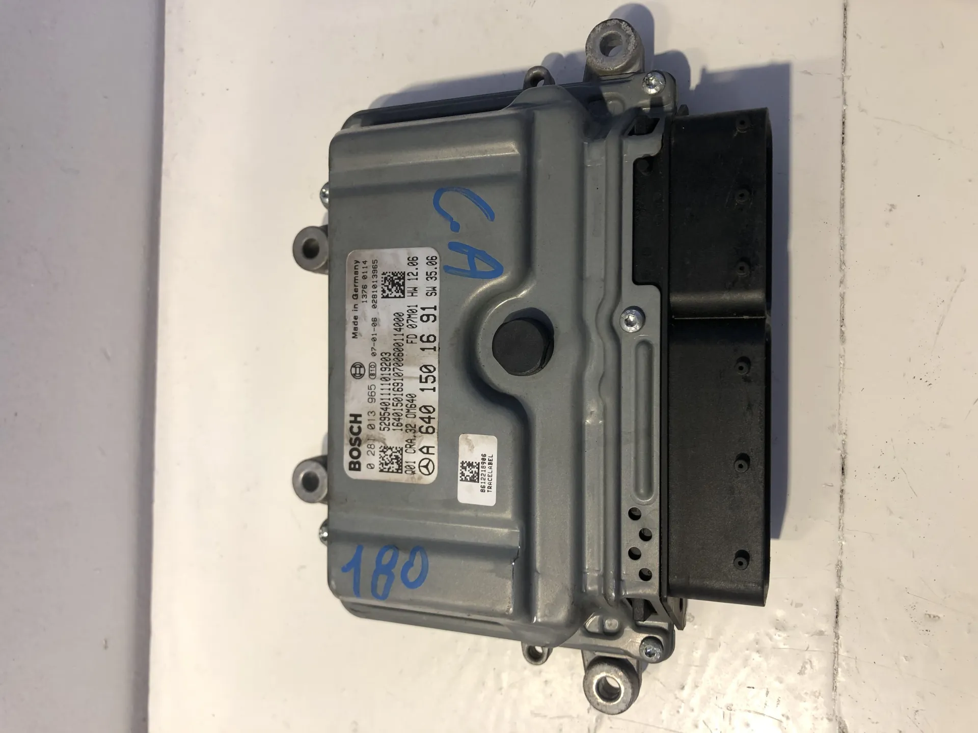 CENTRALINA MOTORE con codice 0281013965 / A6401501691 / 13760114 da MERCEDES Classe A W169 3Â° Serie 2000 Diesel (2007)