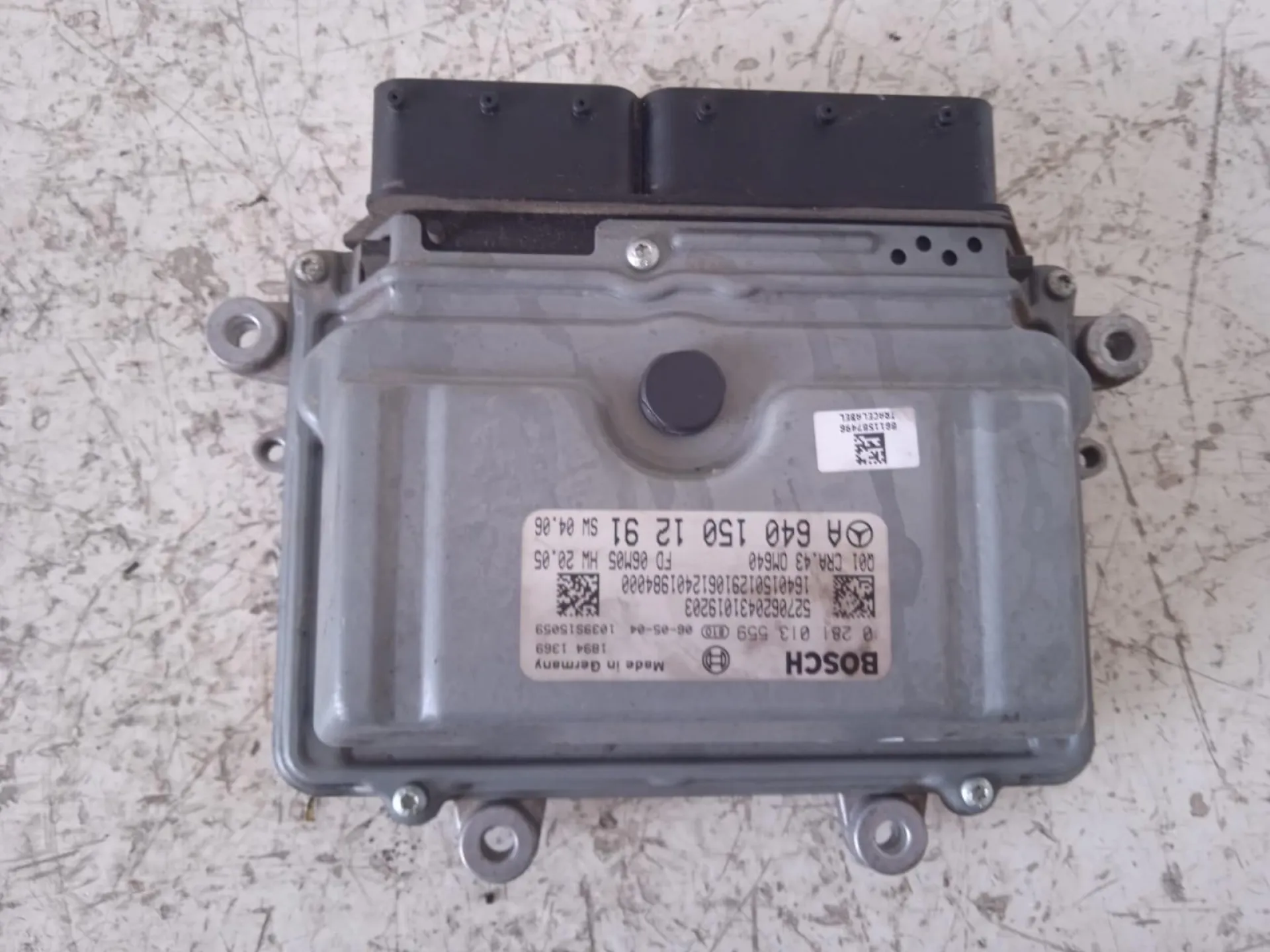 CENTRALINA MOTORE con codice A6401501291 da MERCEDES Classe A W169 4Â° Serie 2000 Diesel con codice motore 640940/640940 (2008)