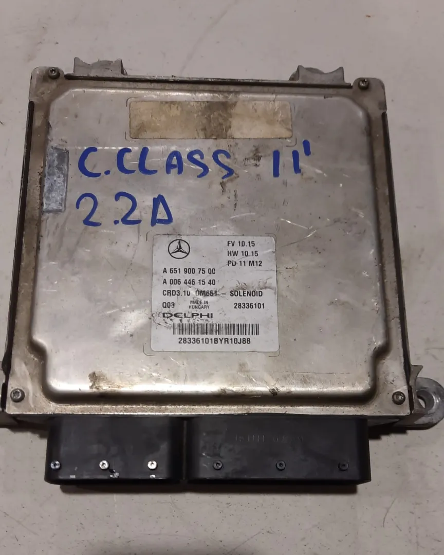 Centralina motore Mercedes Classe C 2.2 D del 2011 CODICE RICAMBIO : A6519007500