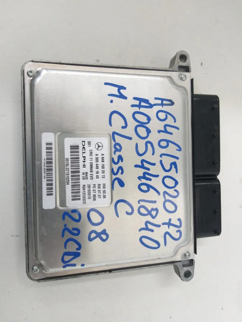 Centralina motore Mercedes Classe C del 2008 2.2 Diesel CODICE RICAMBIO : A6461502072