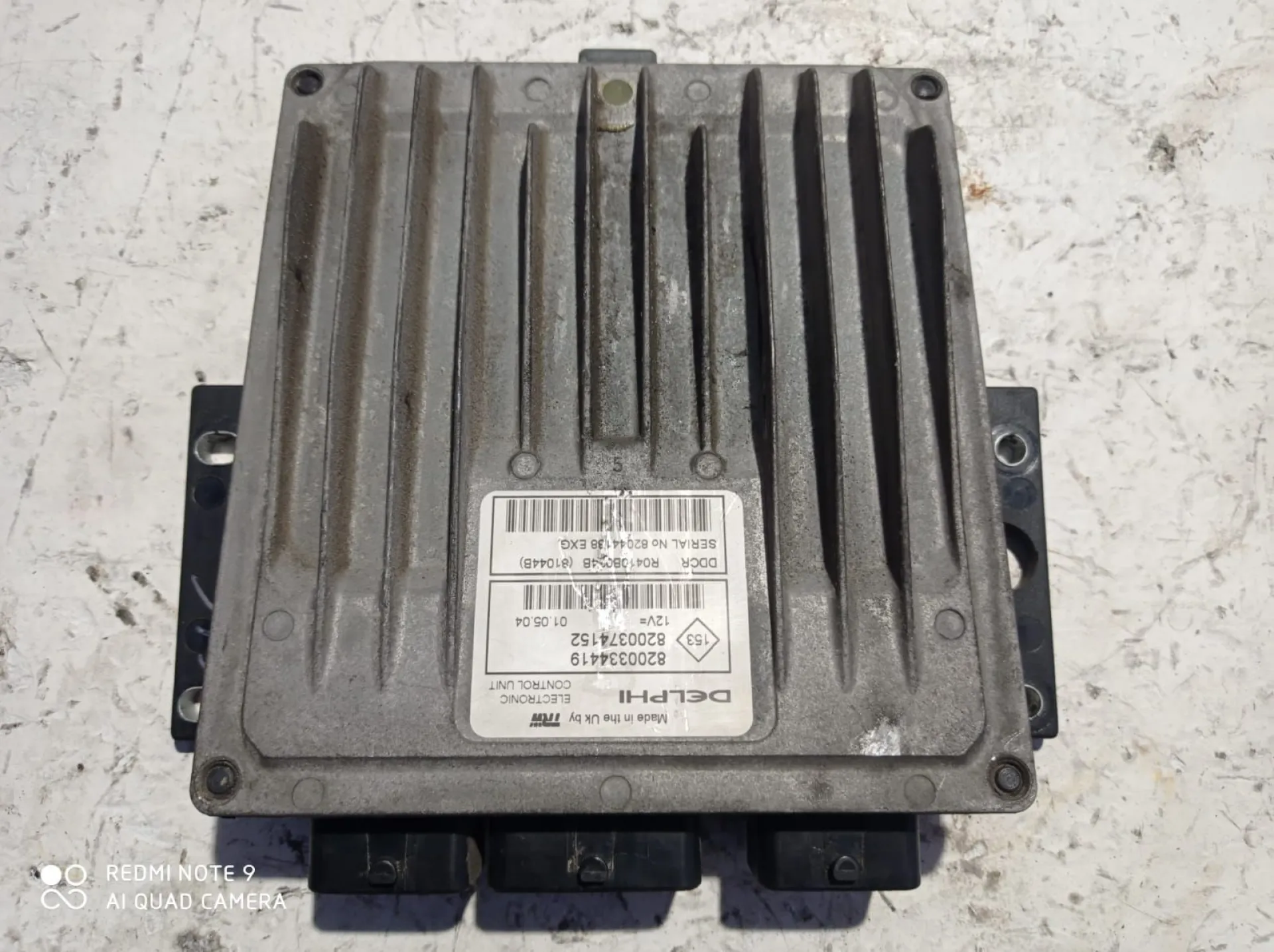 CENTRALINA MOTORE con codice 8200334419 da NISSAN Micra 5Â° Serie 1500 Diesel (2005)