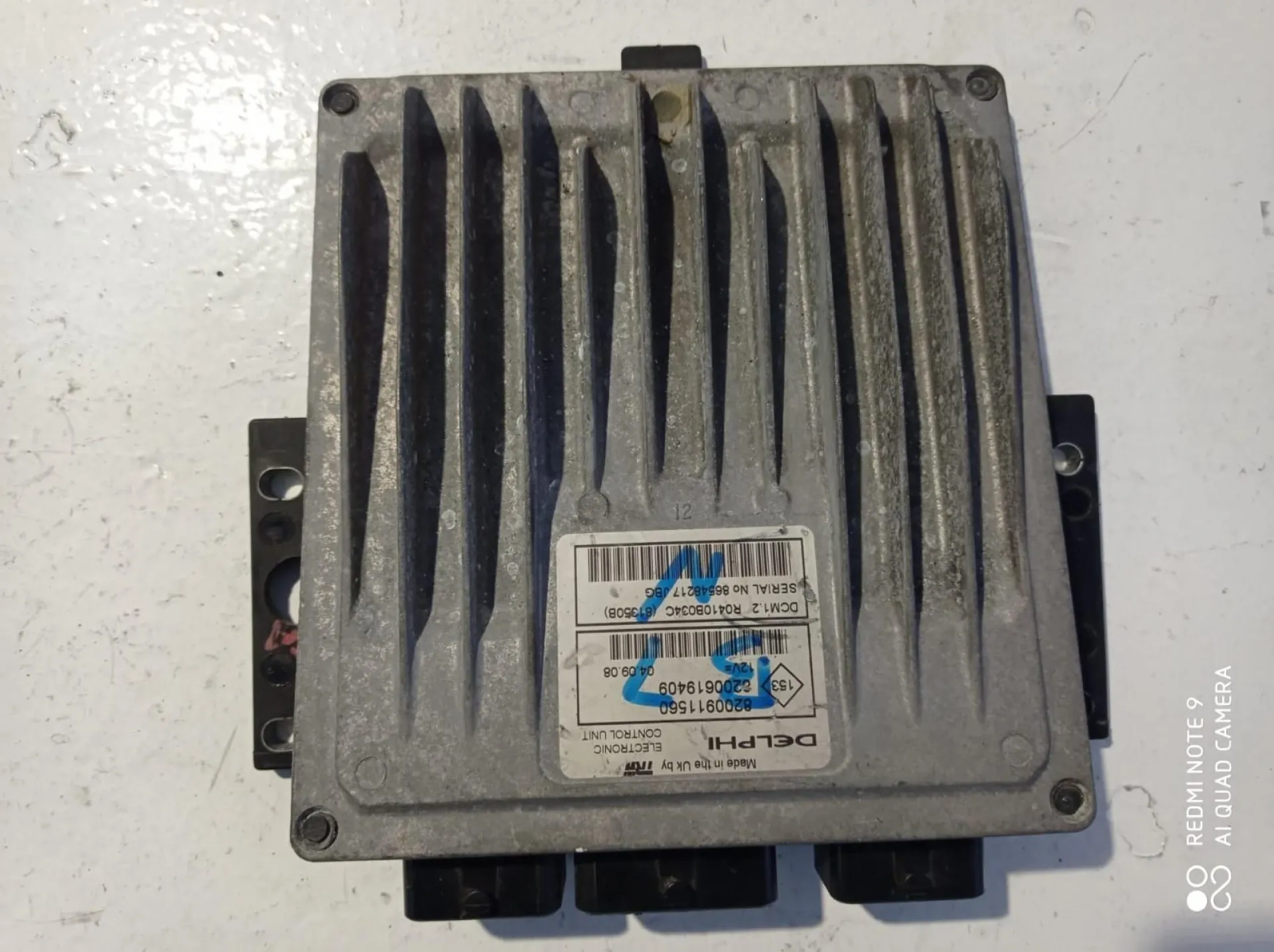 CENTRALINA MOTORE con codice 8200911560 da NISSAN Note 2Â° Serie 1500 Diesel (2008)