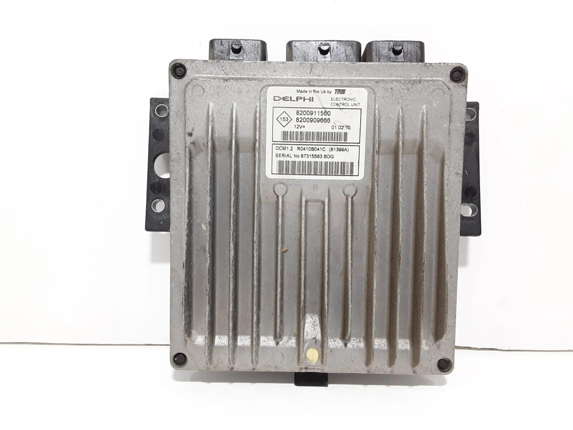 CENTRALINA MOTORE con codice 8200911560 da NISSAN NV200 1° Serie (09>) 1500 Diesel 66 kW / 90 CV con codice motore K9K/K9K 892 (2010)